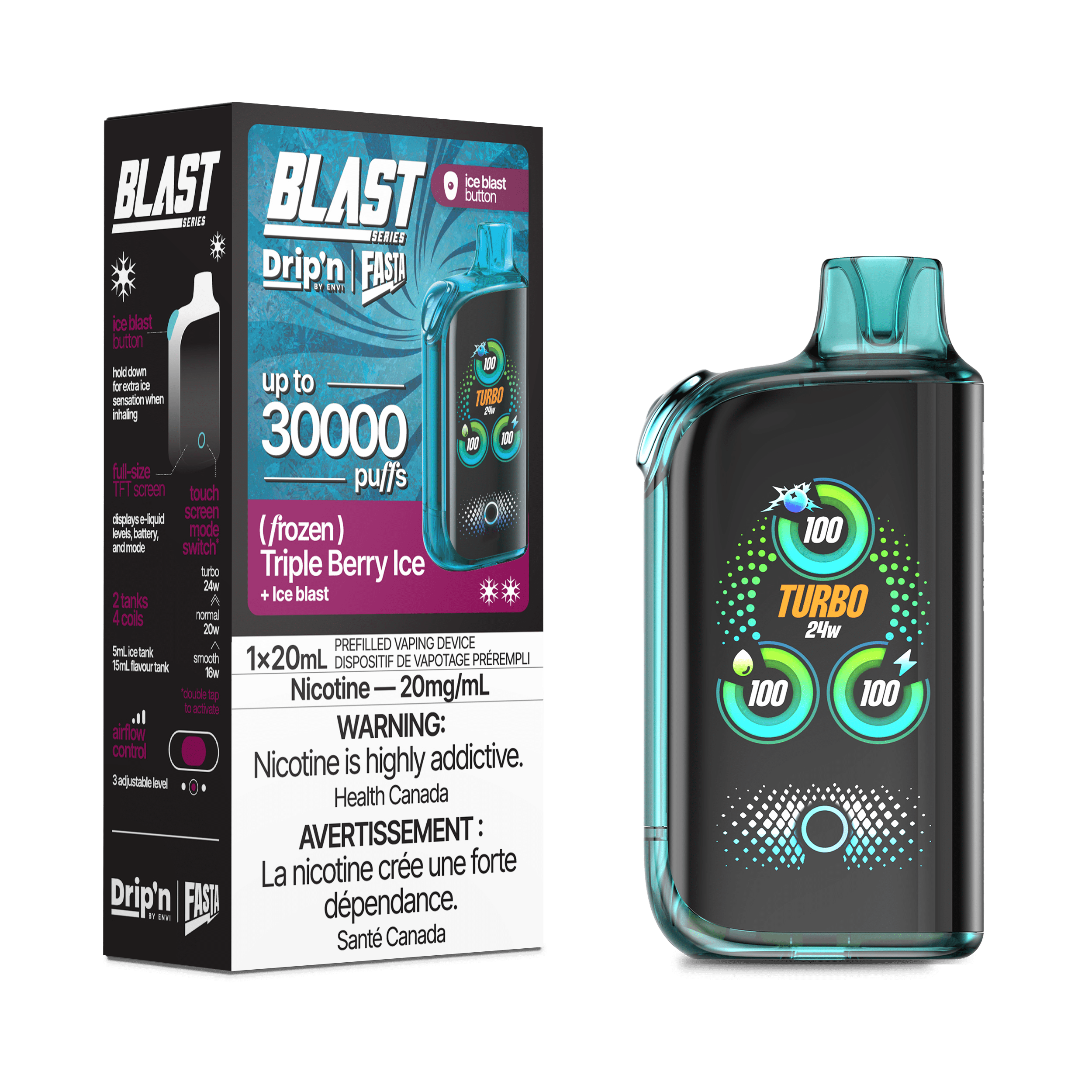 WAKA Drip'n × Fasta Blast 30K
