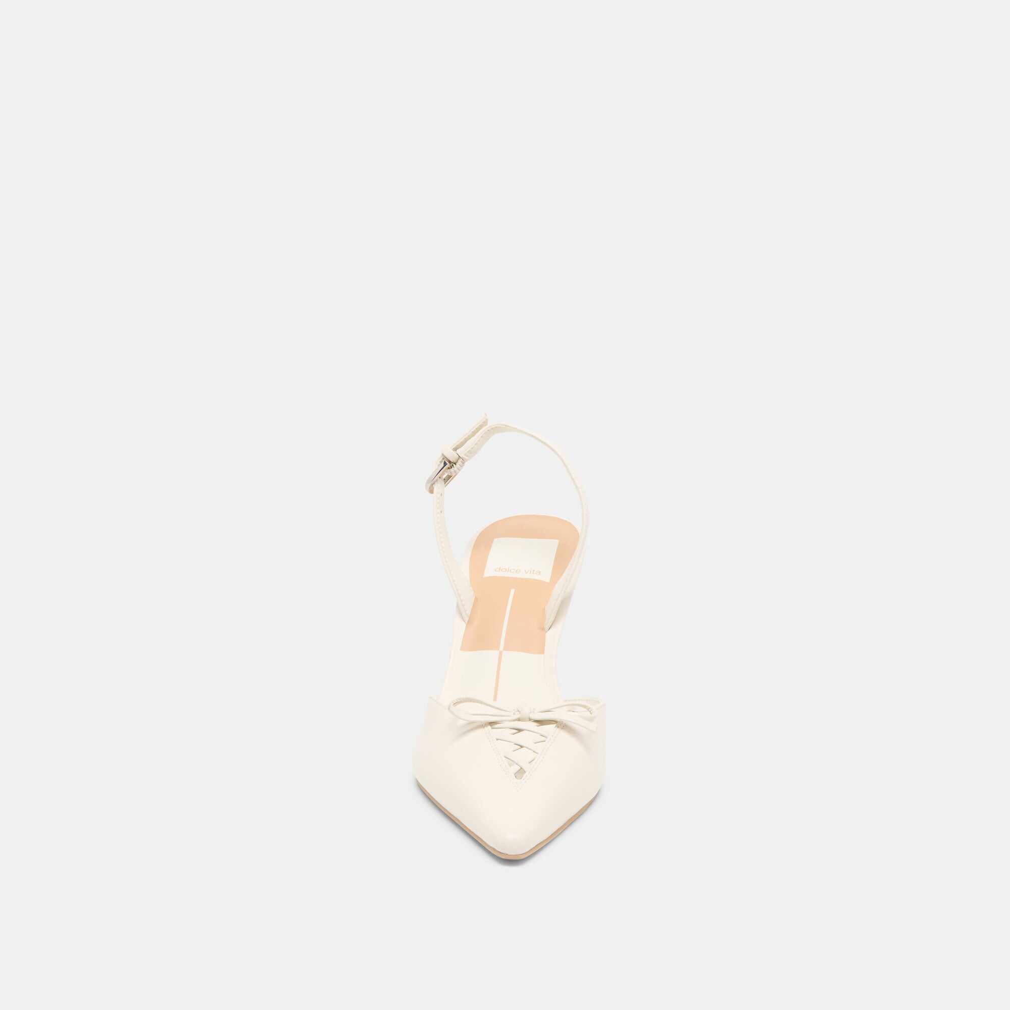 HAMYA HEELS WHITE LEATHER