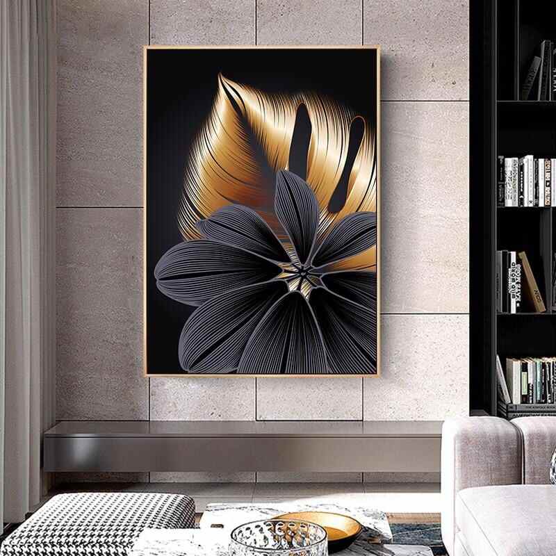 Black And Gold Wall Art