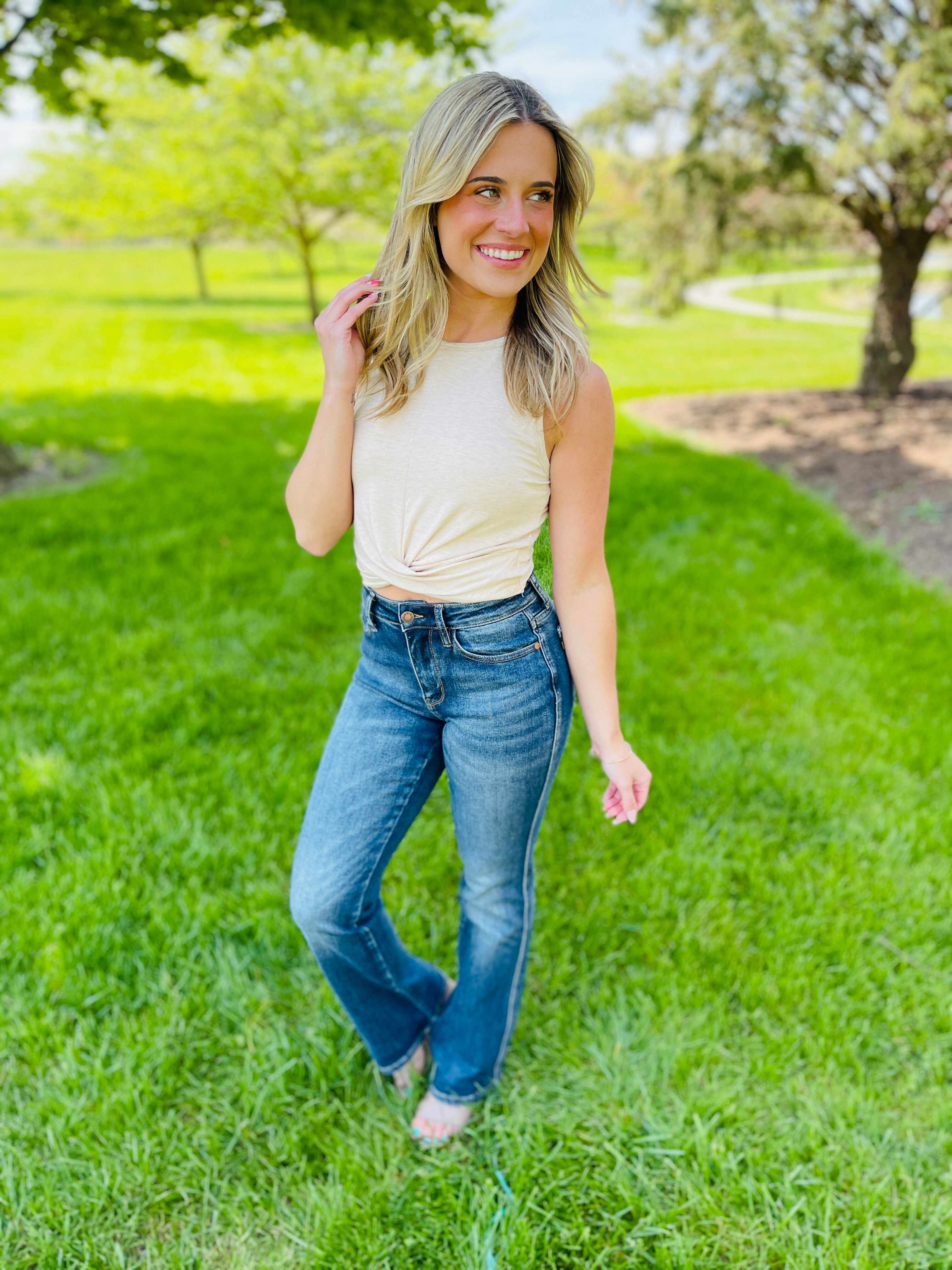 REG/CURVY Can't Compete Midrise Bootcut Jeans