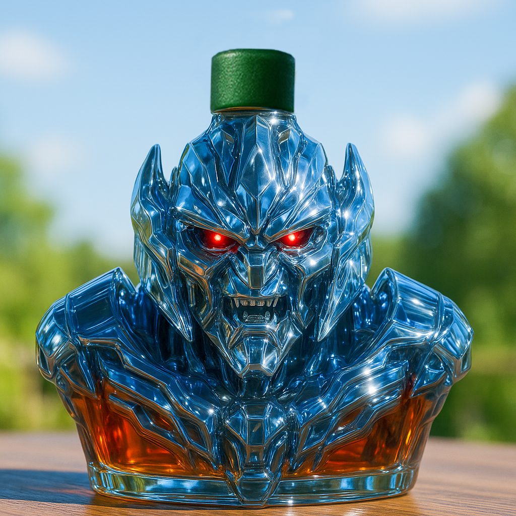 Megatron 41st Anniversary Limited Edition Whiskey Bottle