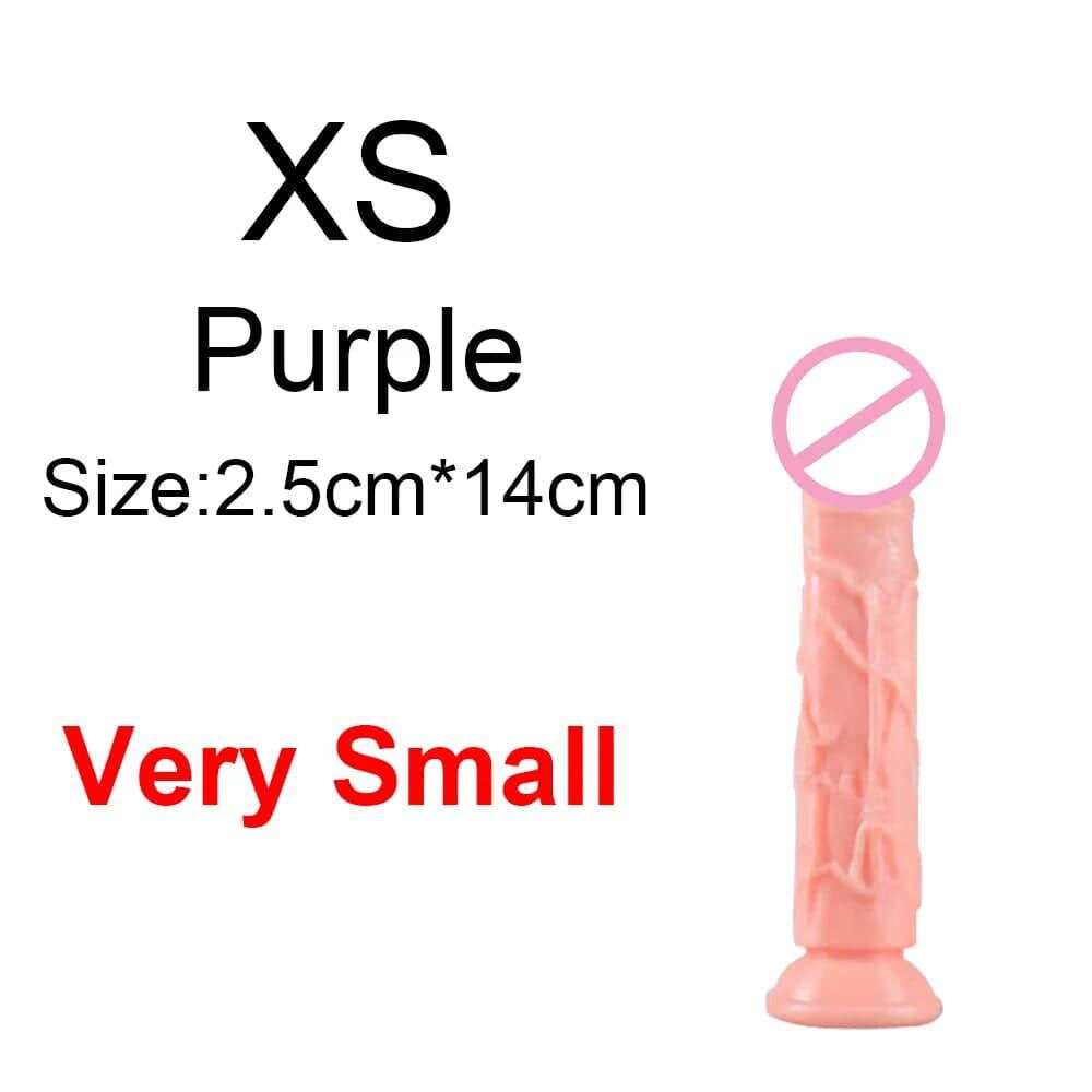 Transparent Jelly Dildo – Large Suction Cup Dildo in 5 Colors for Anal & Vaginal Play