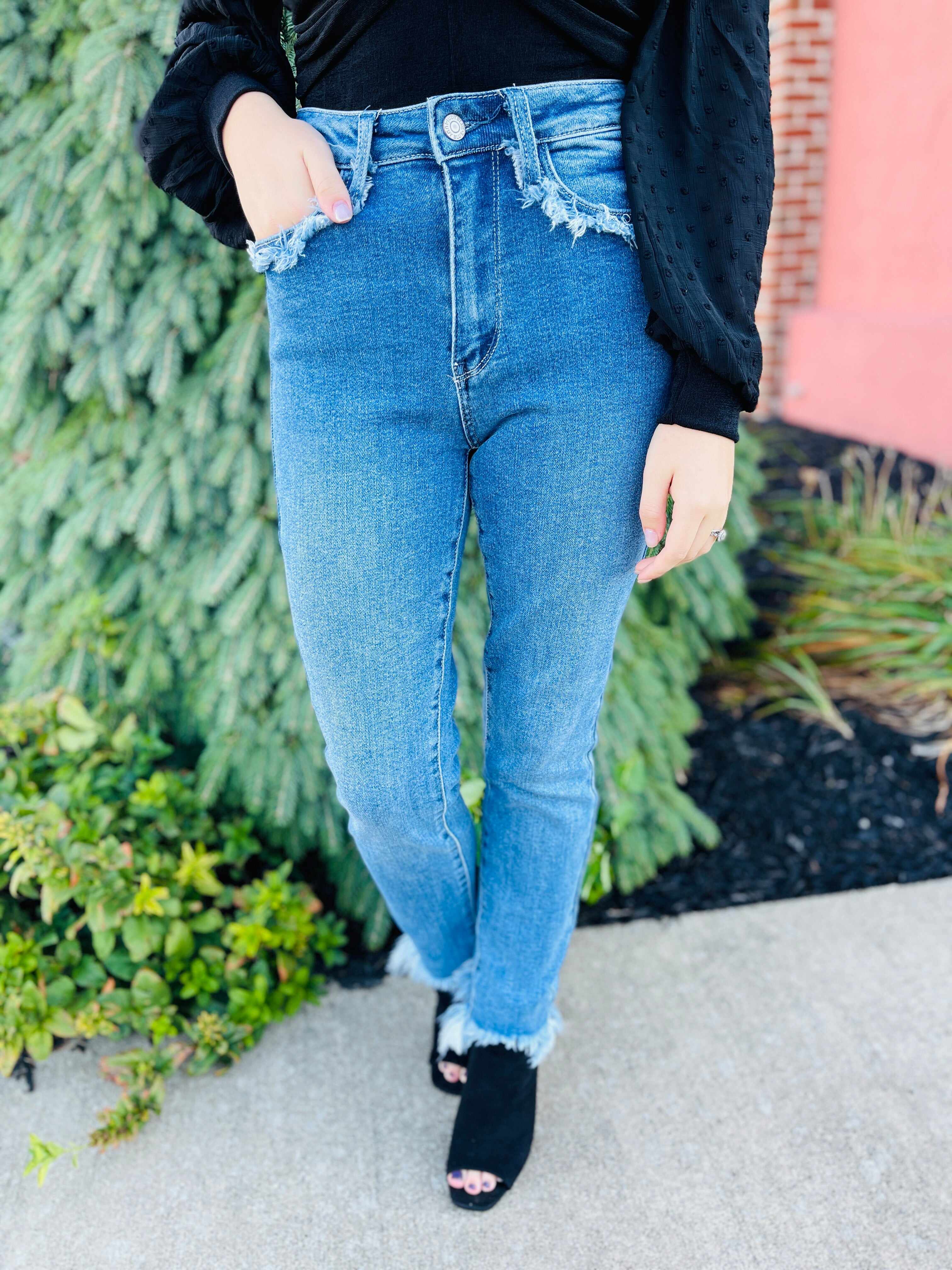 PLUS/REG On The Fringe Slim Fit Jeans