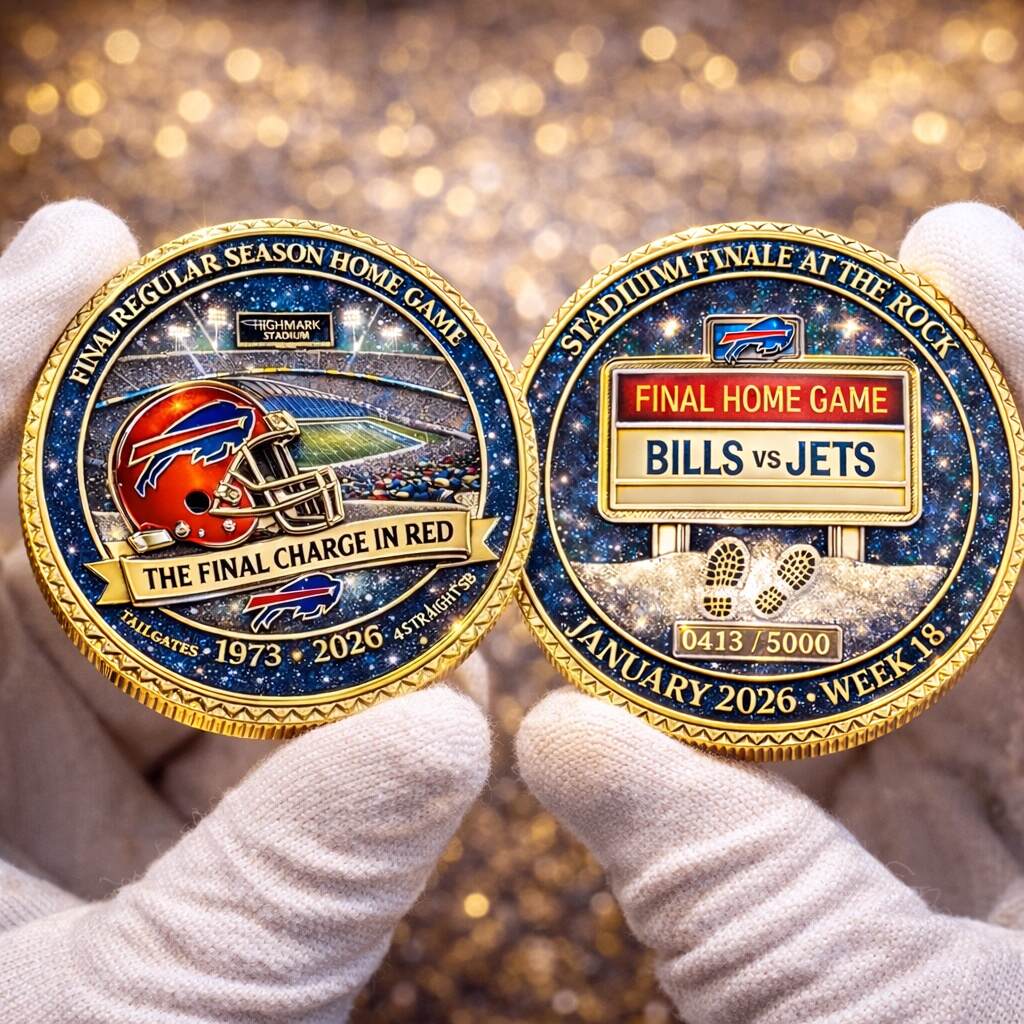 Buffalo Bills Final Home Game at Highmark Stadium Limited Collector Coin