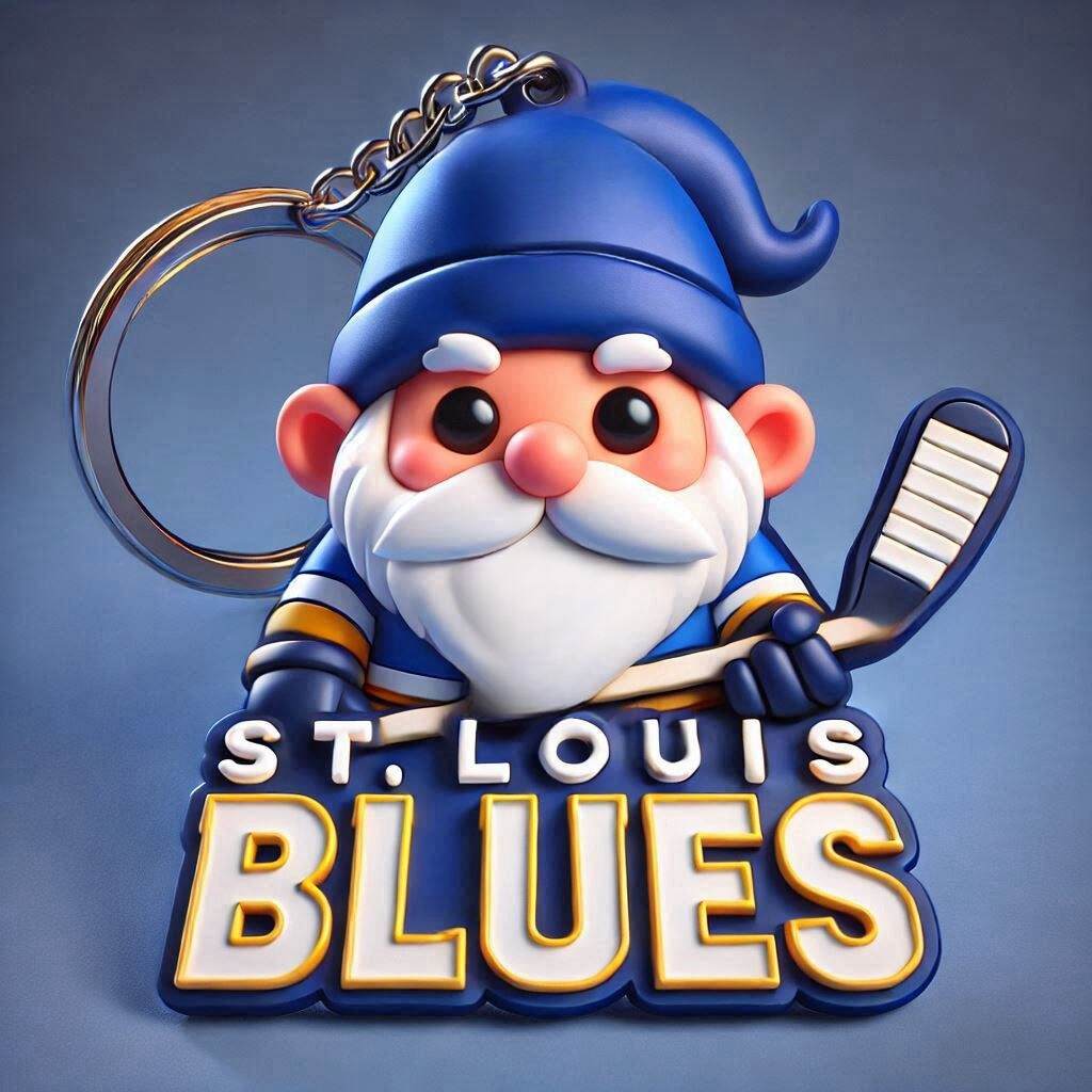 Hockey Gnome Keychain