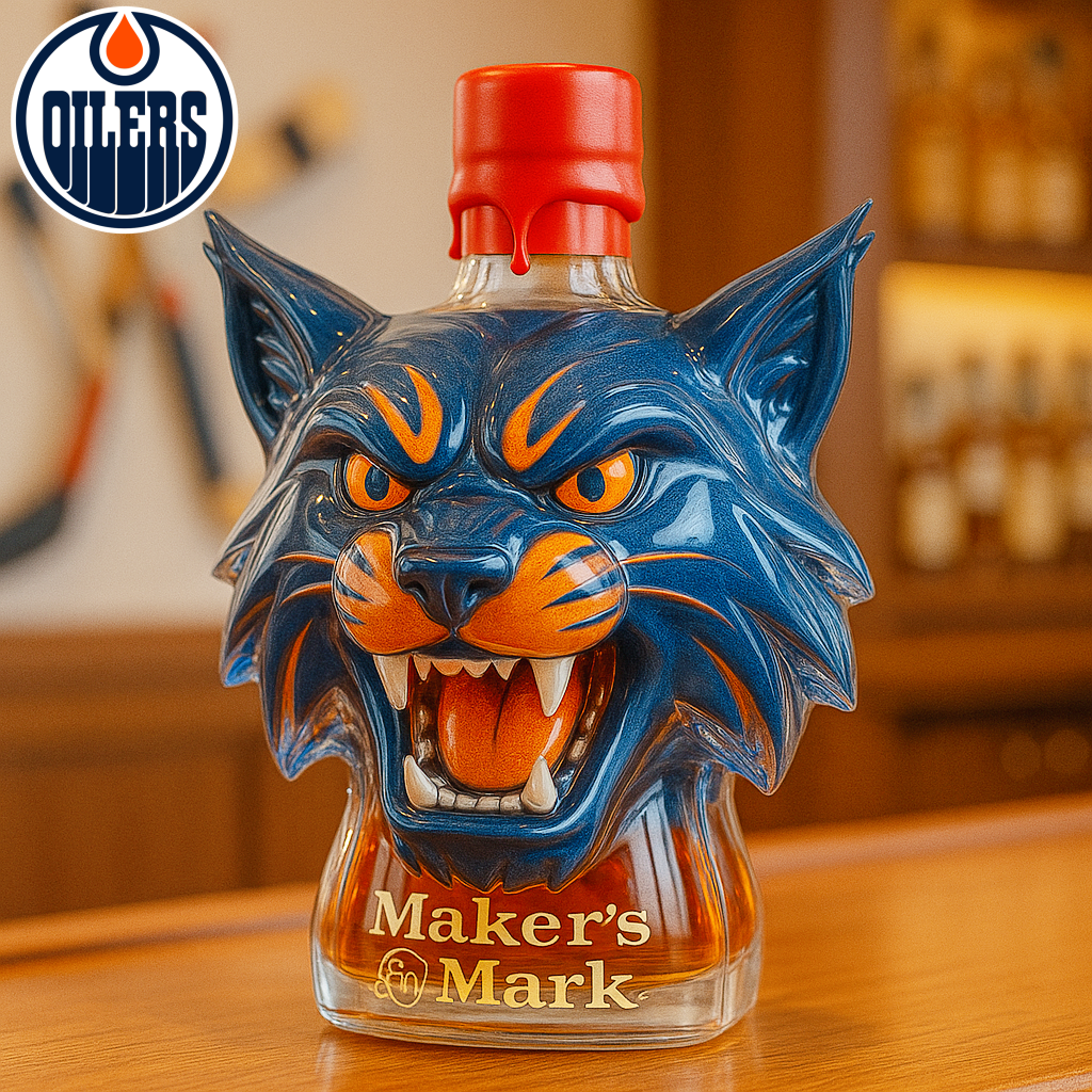 Edmonton Oilers Mascot Hunter Bottle