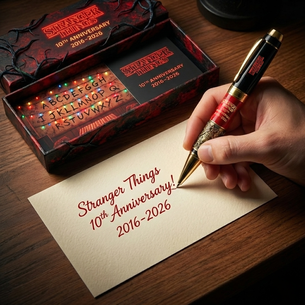 Stranger Things 10th Anniversary Commemorative Pen