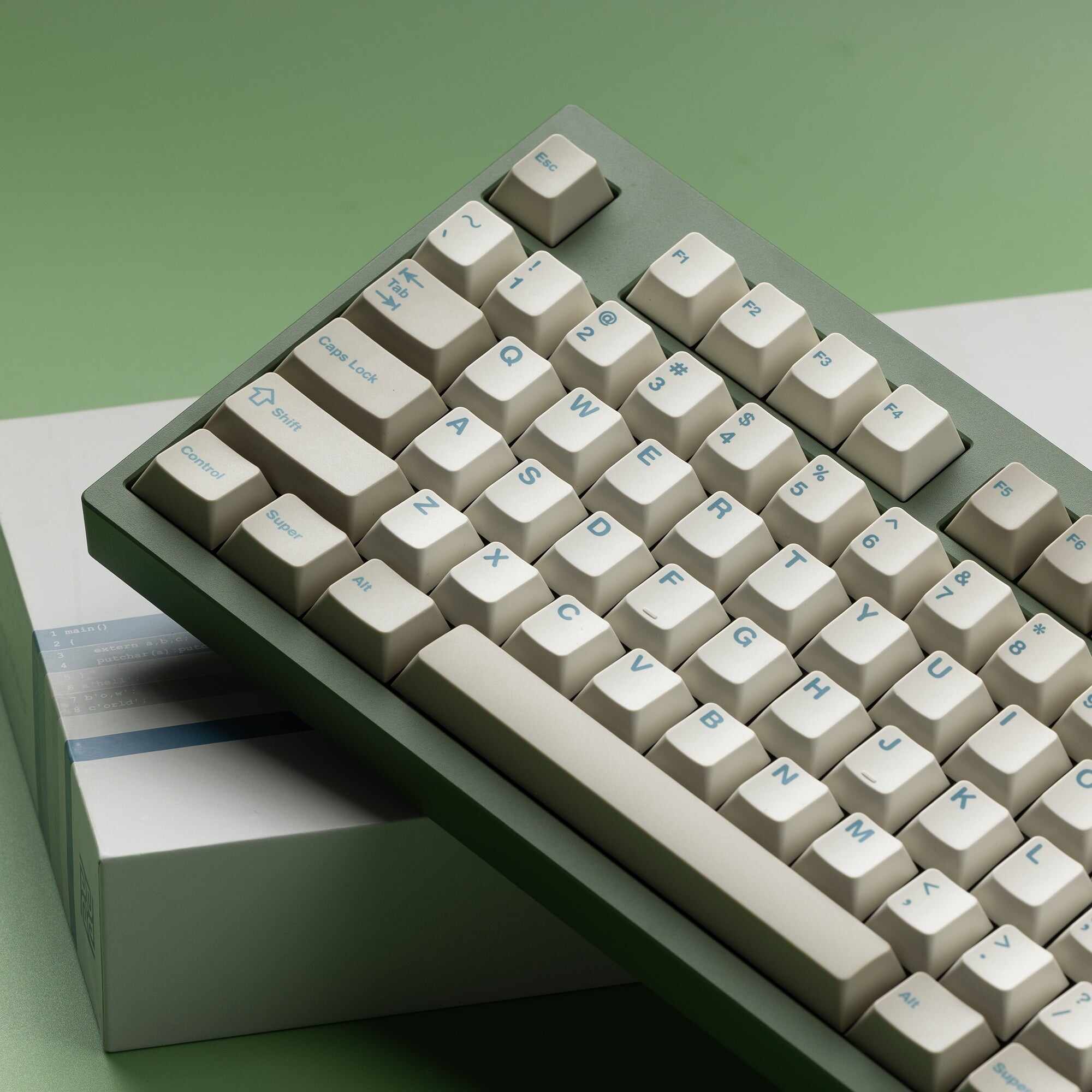 Ready to Use KBD8X MKIII Keyboard With PBTfans Touching Grass