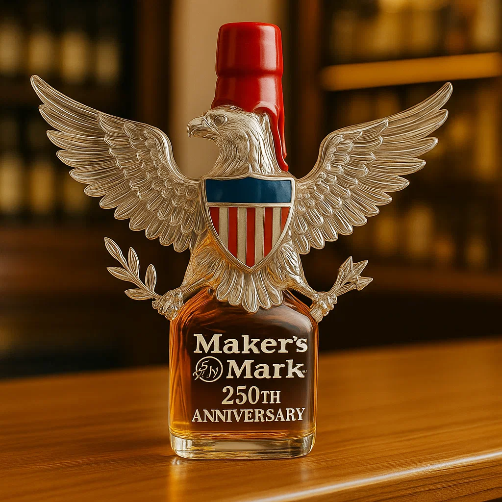 U.S.  ARMY 250th Anniversary Commemorative Whiskey Bottle