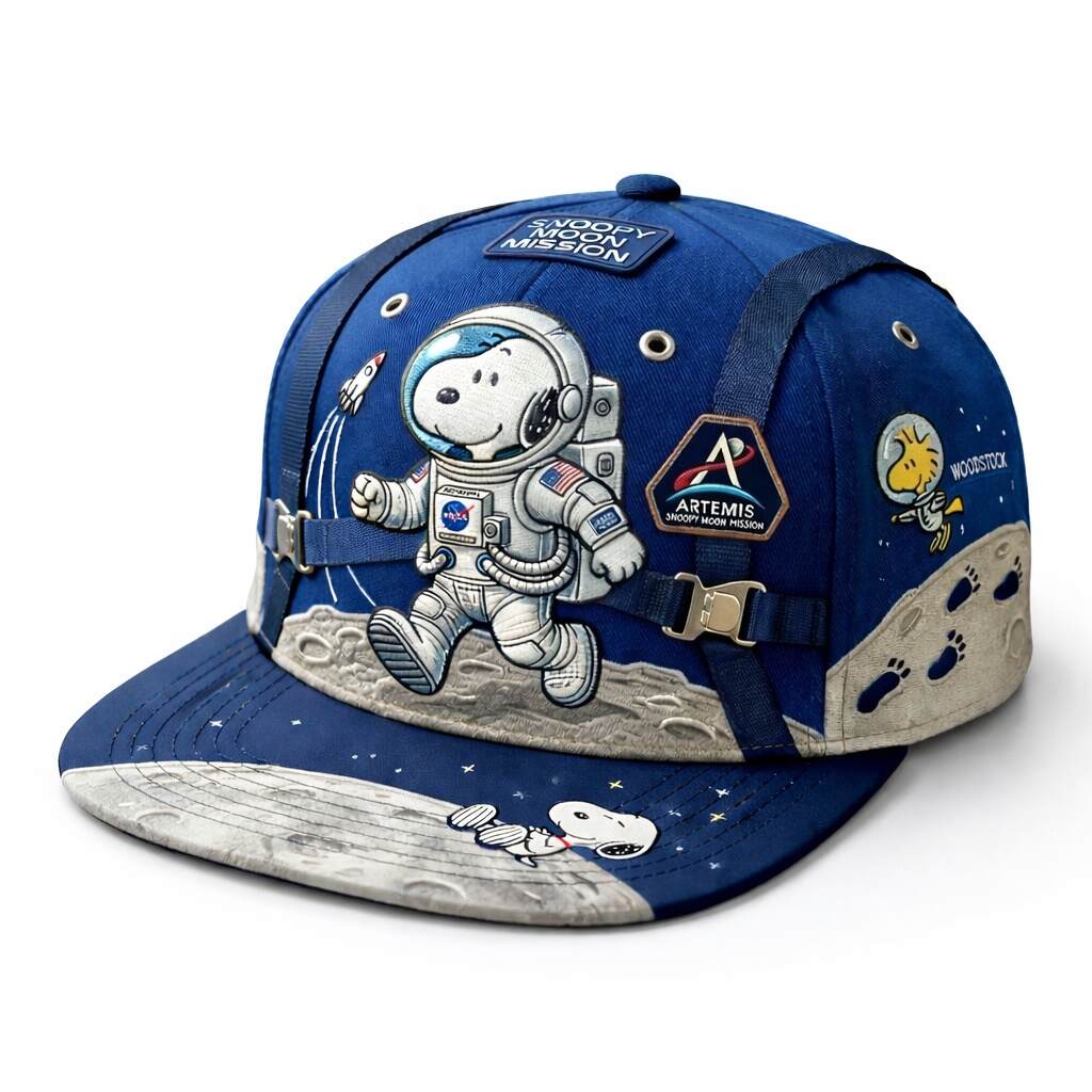 Snoopy Moon Mission Journey Cap