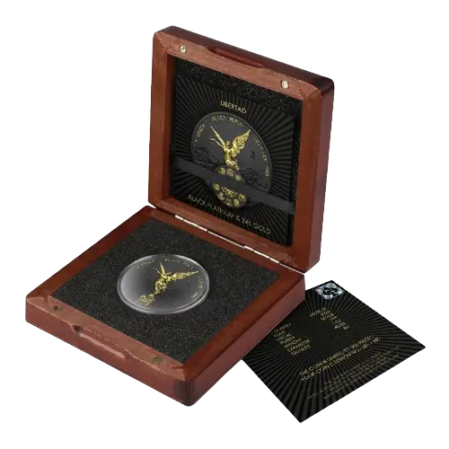 Libertad 2023 Black Platinum & 24k Gold
