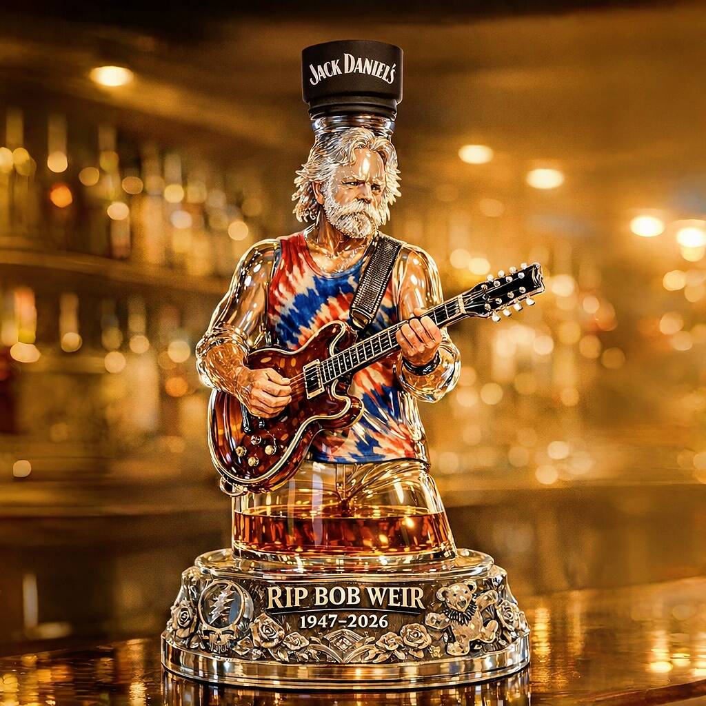 Bobby 1947-2026 Memorial Whiskey Bottle