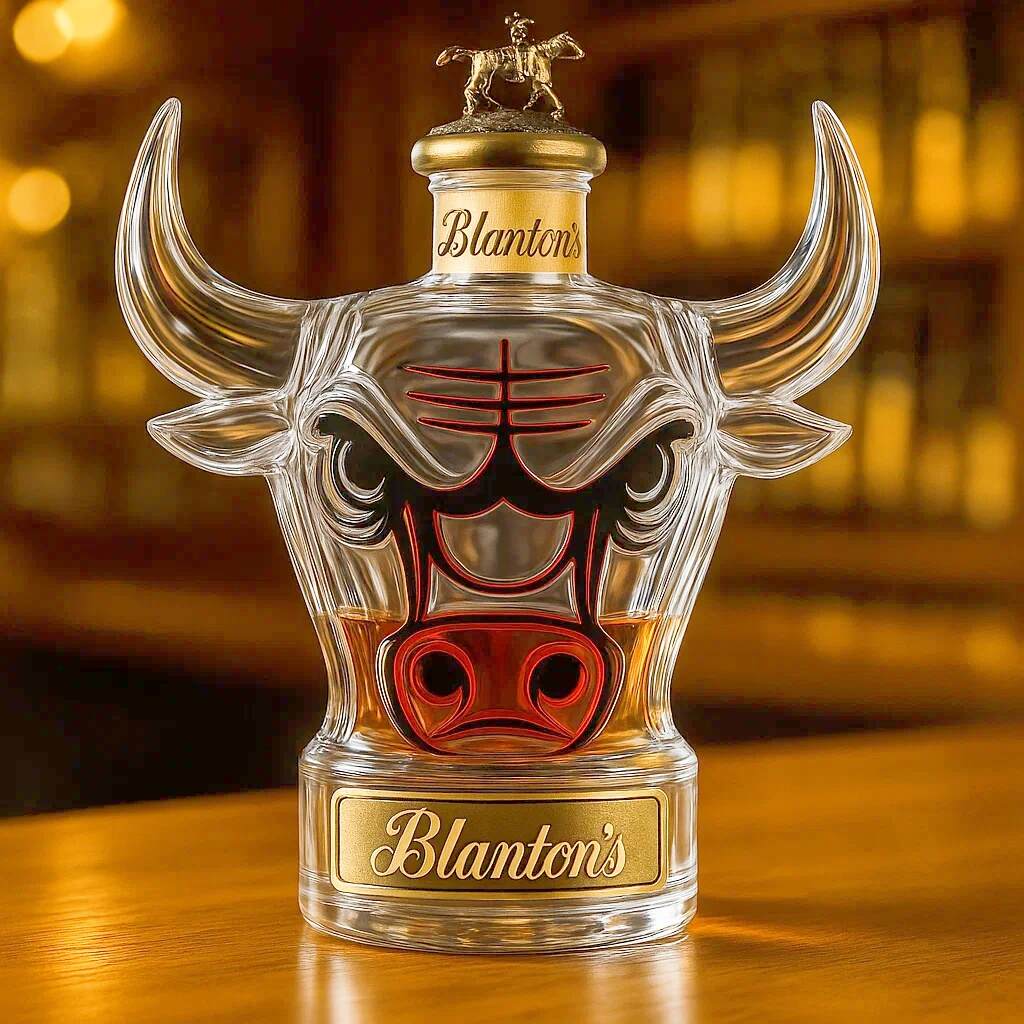 Chicago Bulls Whisky Bottle