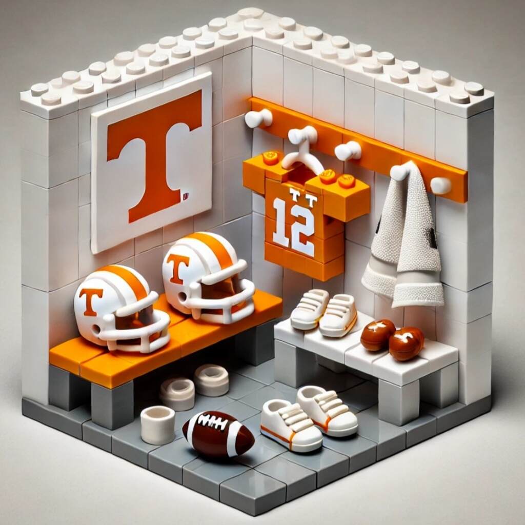 NCAA Team Locker Room Building Blocks