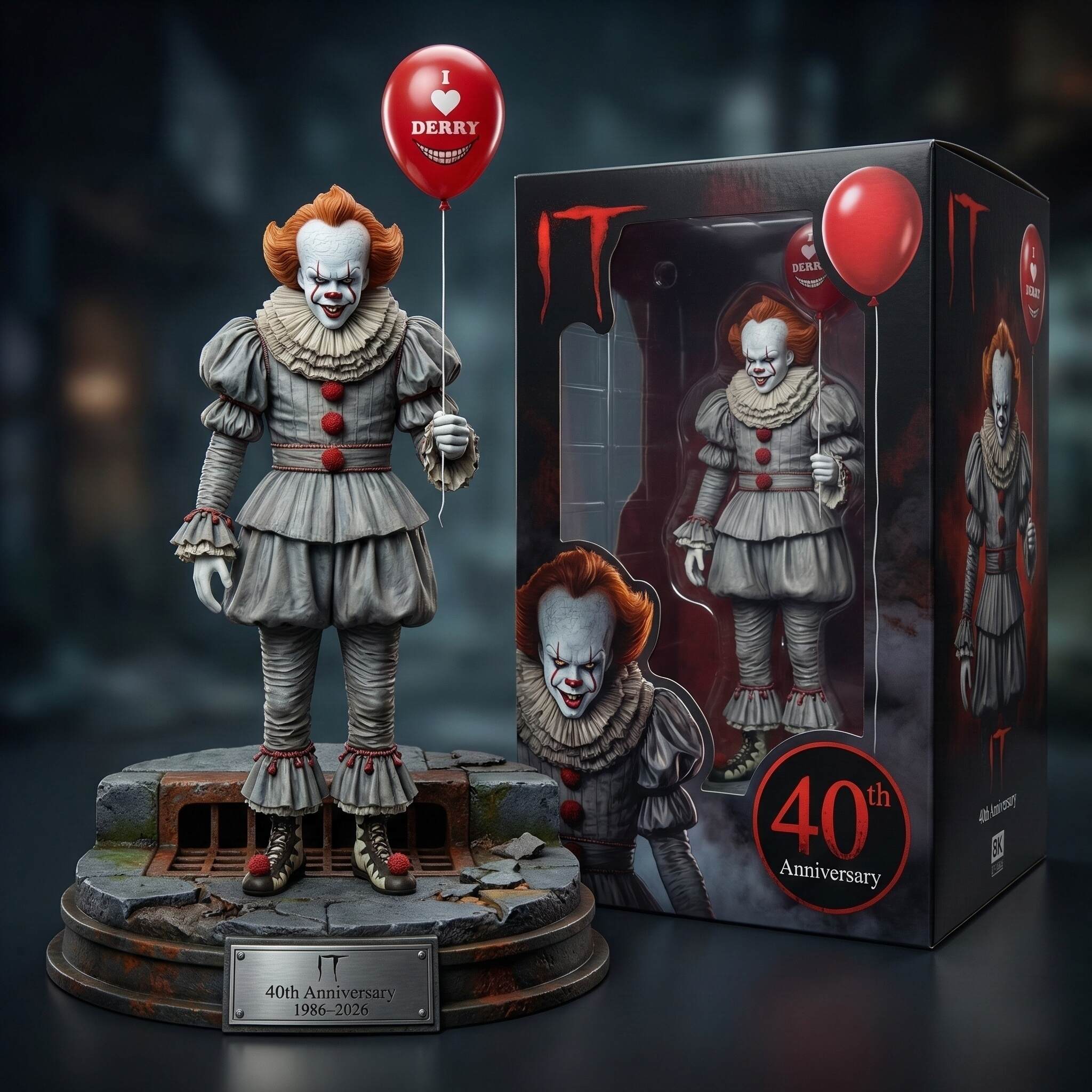 🎈 IT 🤡 40th Anniversary Collector Statue