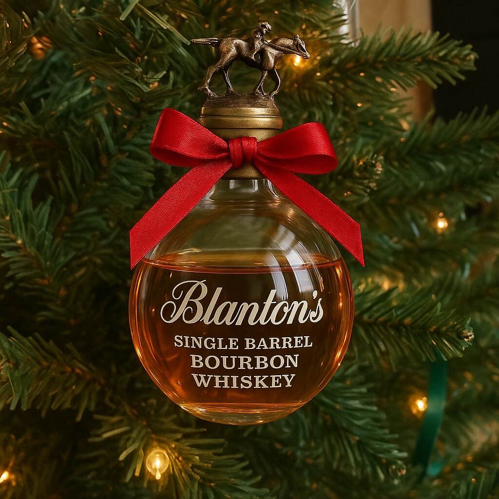 Whiskey Bottle Christmas Ornaments