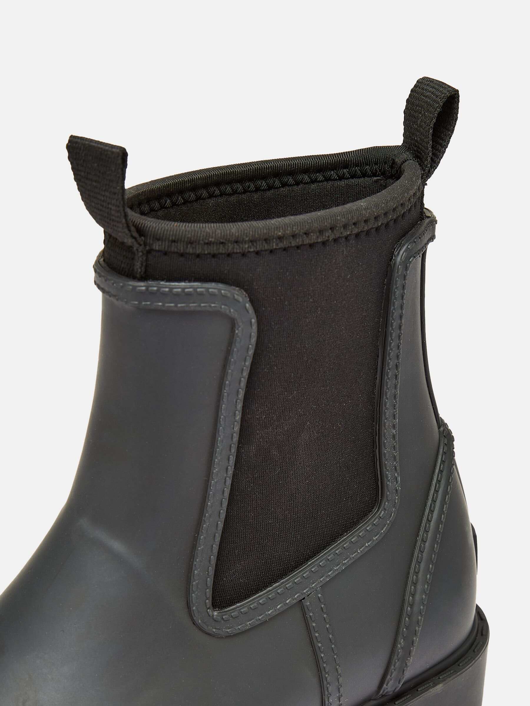 Oakfield Chocolate Brown Short Neoprene-Lined Ankle Wellies