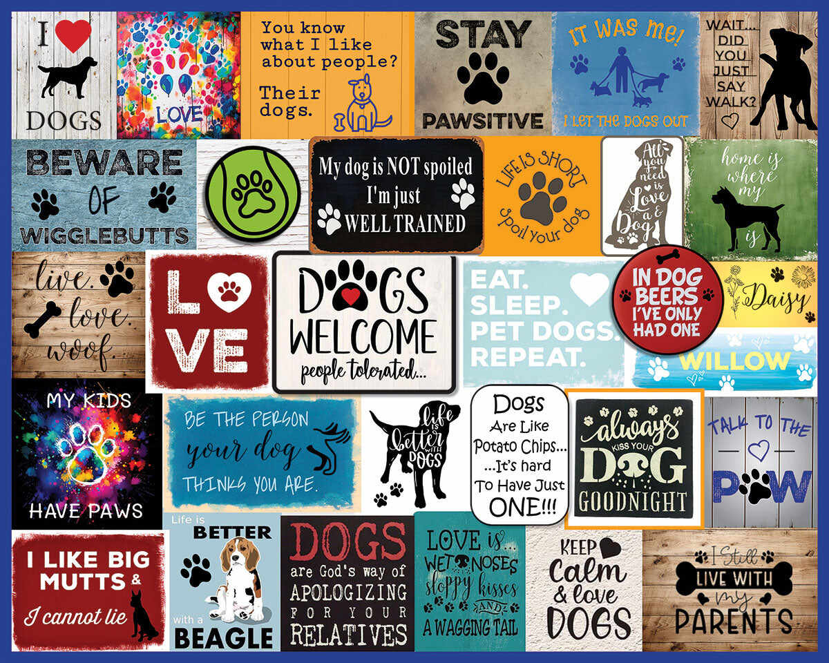 I Love Dogs (2149pz) - 300 Piece Jigsaw Puzzle