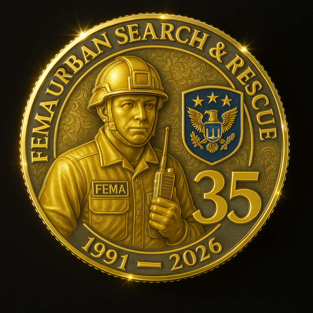 FEMA 35th Anniversary Commemorative Coin