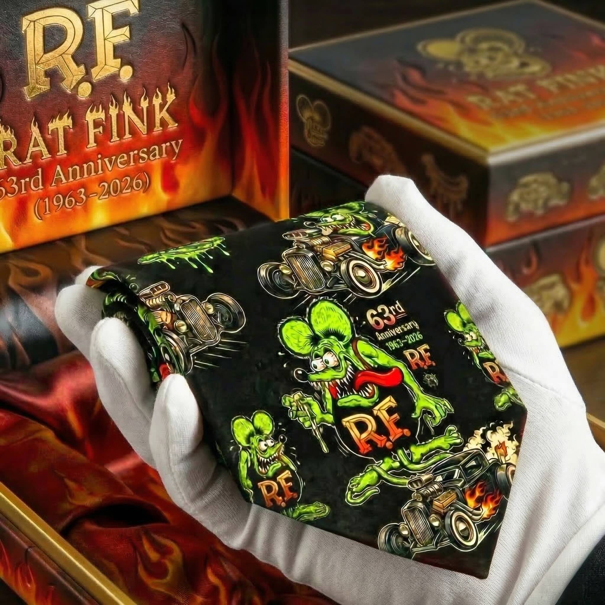 R.F. Rat Fink 63rd Anniversary Limited Edition Tie