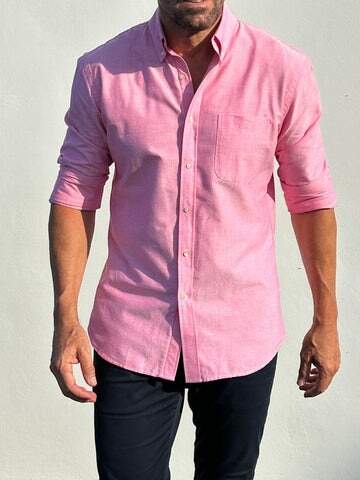 🔥2026 Spring Sale🔥Oxford Stretch Zip Shirt