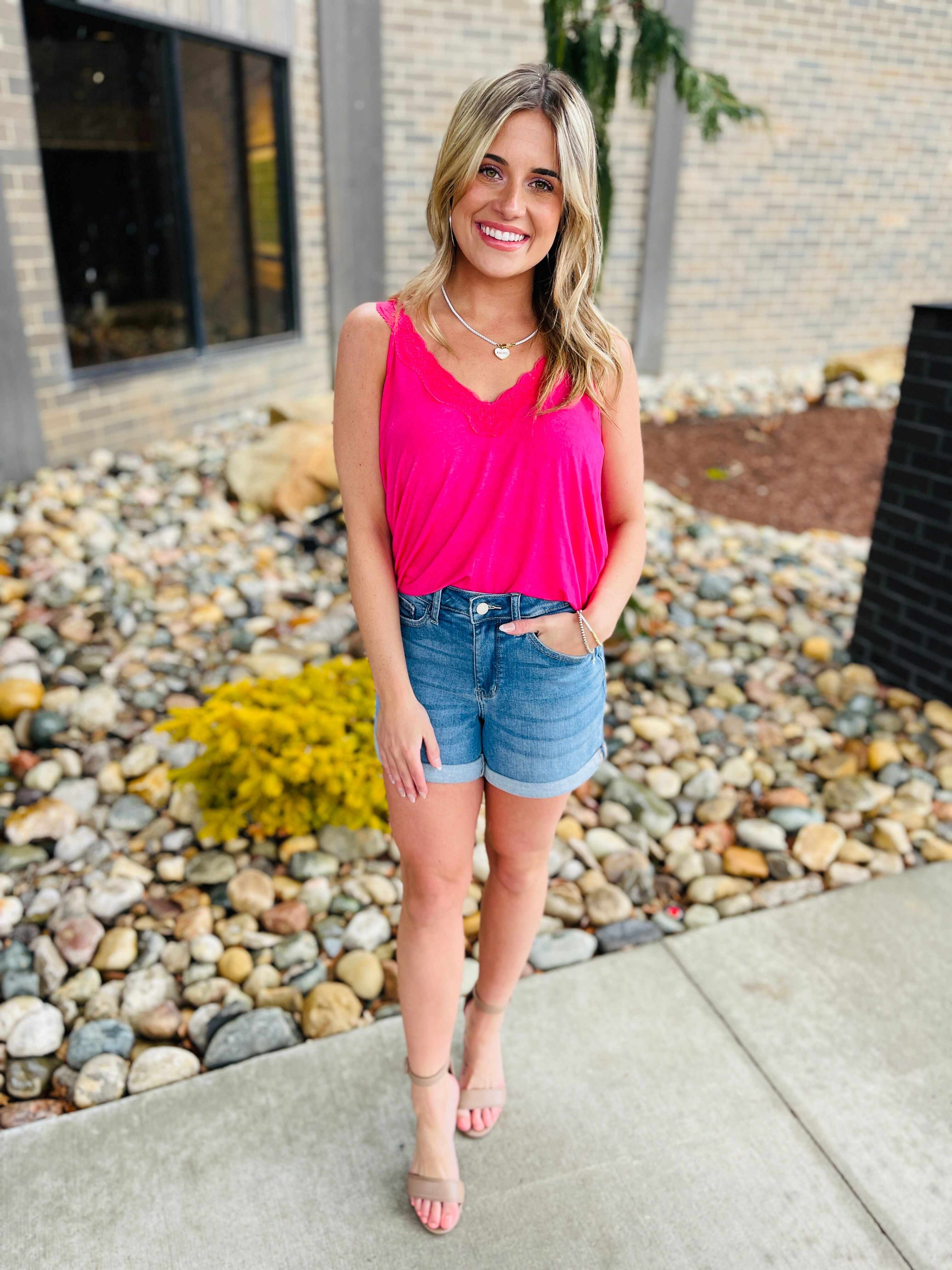 RESTOCK! Best Selling REG/CURVY Off The Cuff Shorts