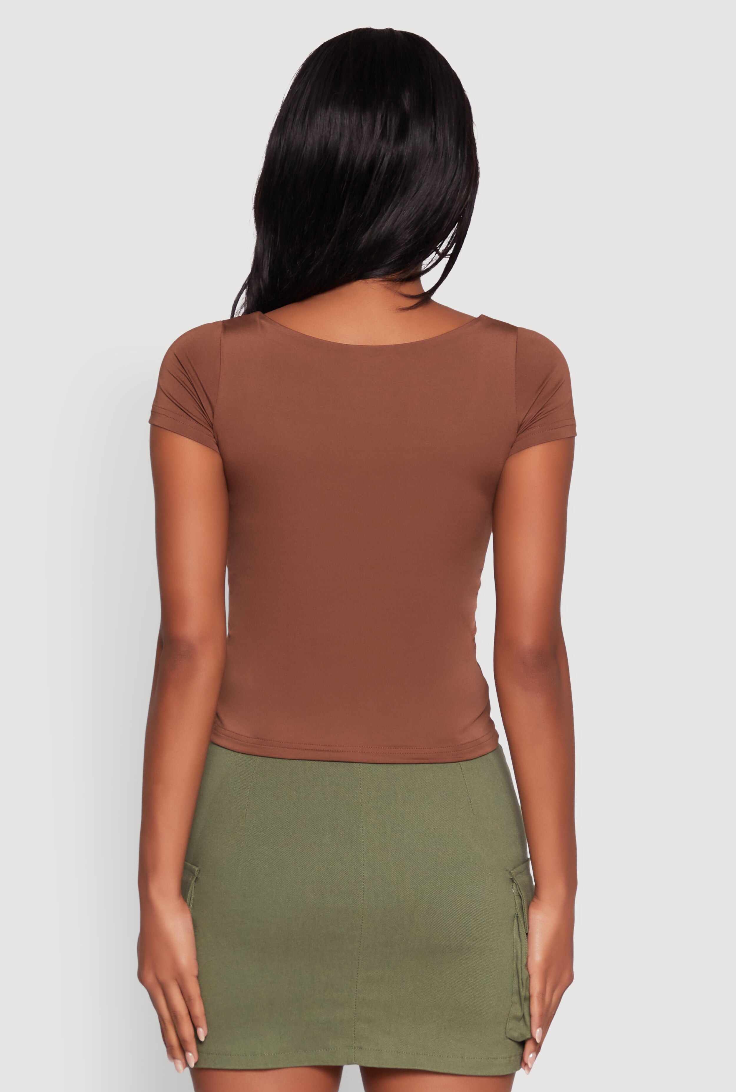 Daisy Classic Fit Scoop Neck Short Sleeve T-Shirt