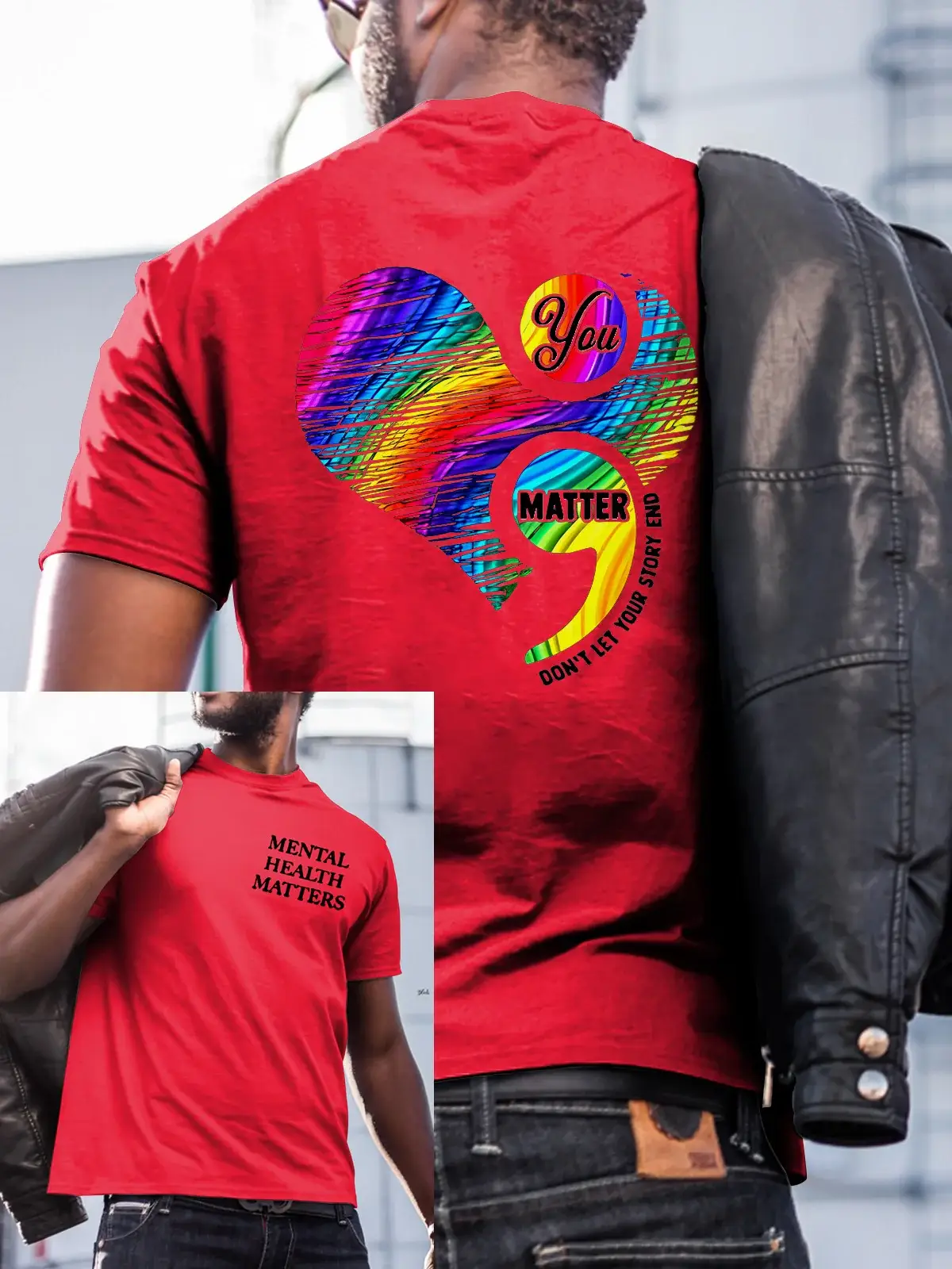 Men's Mental Health Matters You Matter, Don't Let Your Story End T-Shirt