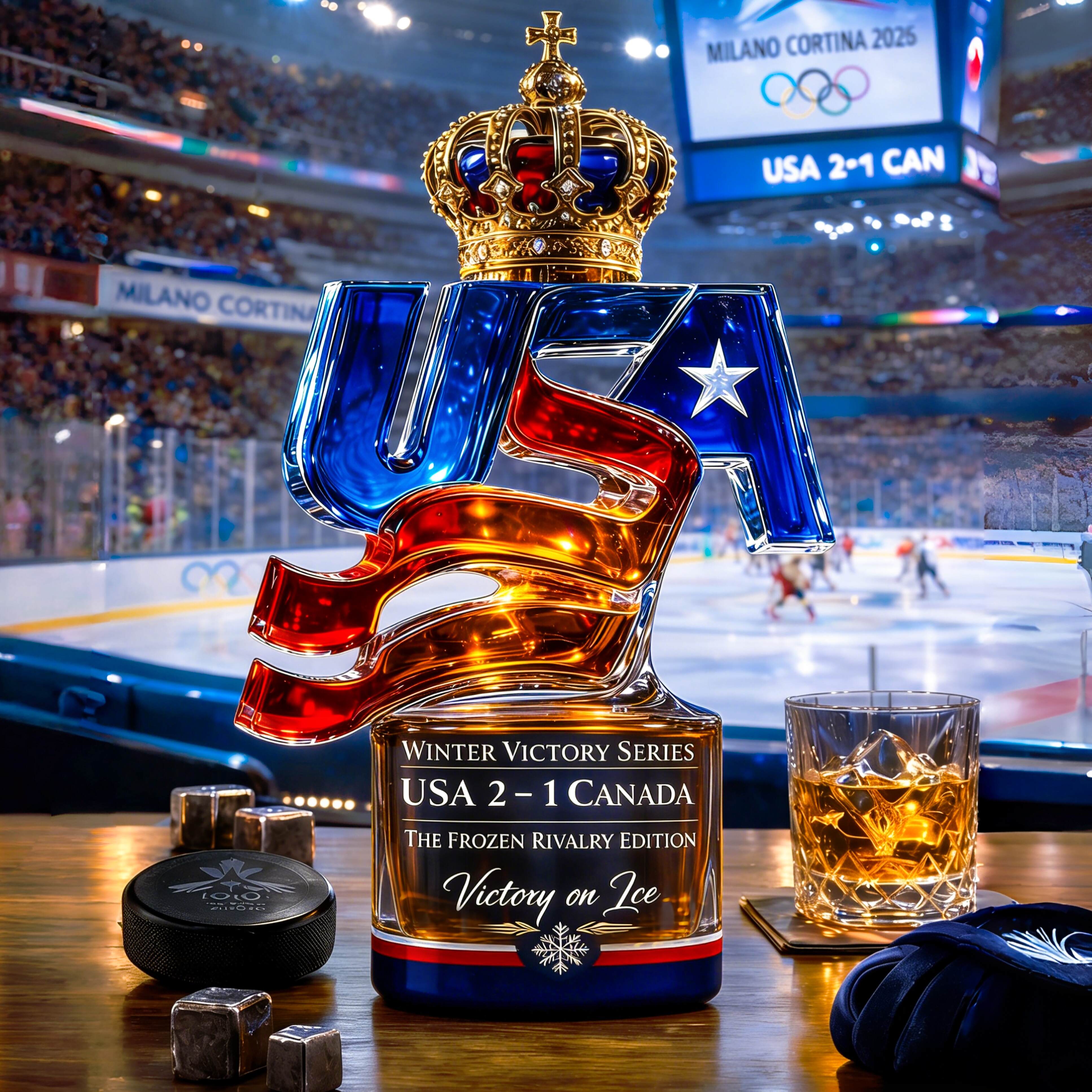 USA Winter Victory Series Whiskey Bottle(2026)
