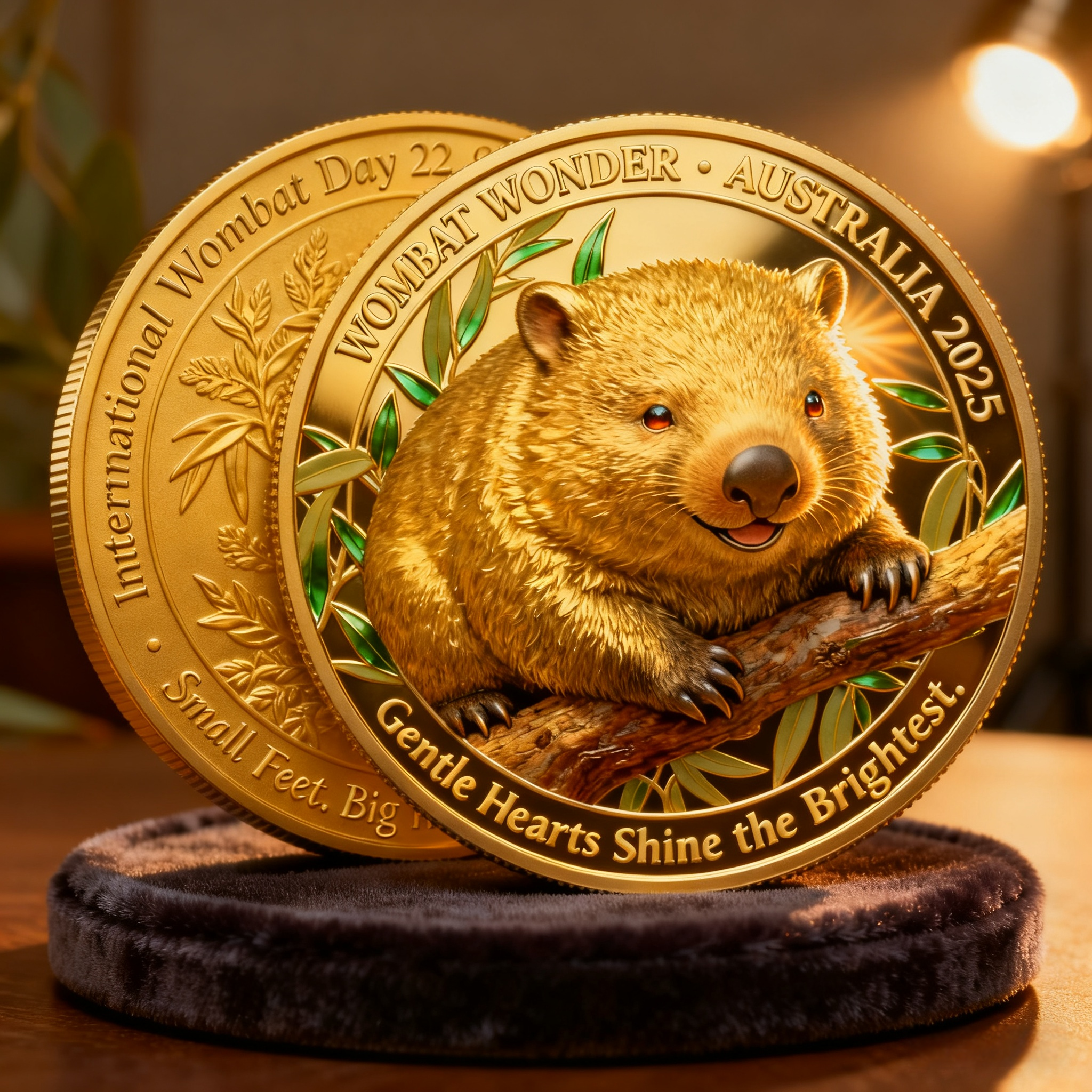 Gentle Hearts Coin｜International Wombat Day 2025 Edition