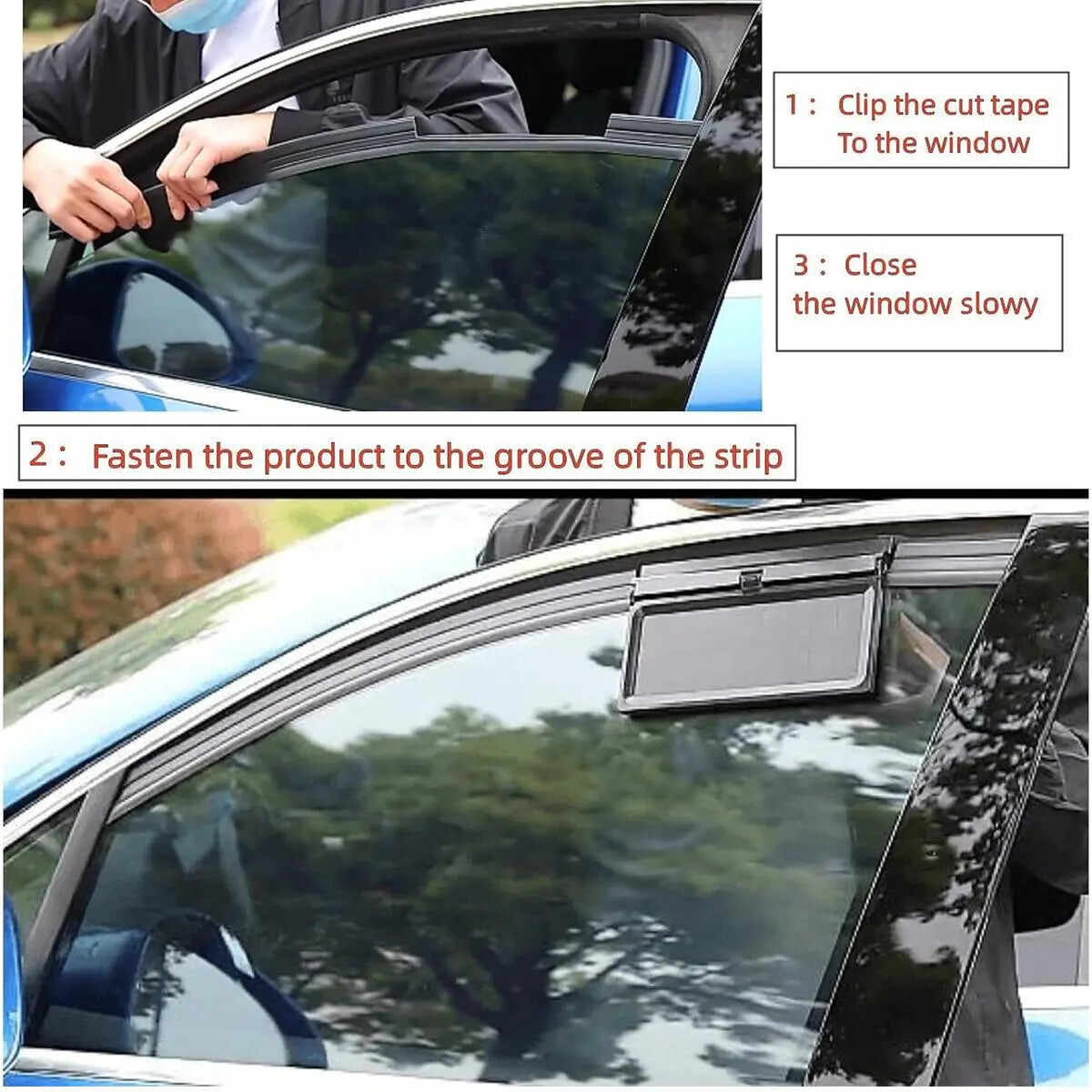 【Father's Day gift】Dual Outlet Solar Car Vent Fan Auto Air Circulation Cooling Exhaust Fan For Vehicle,Exhaust Fan