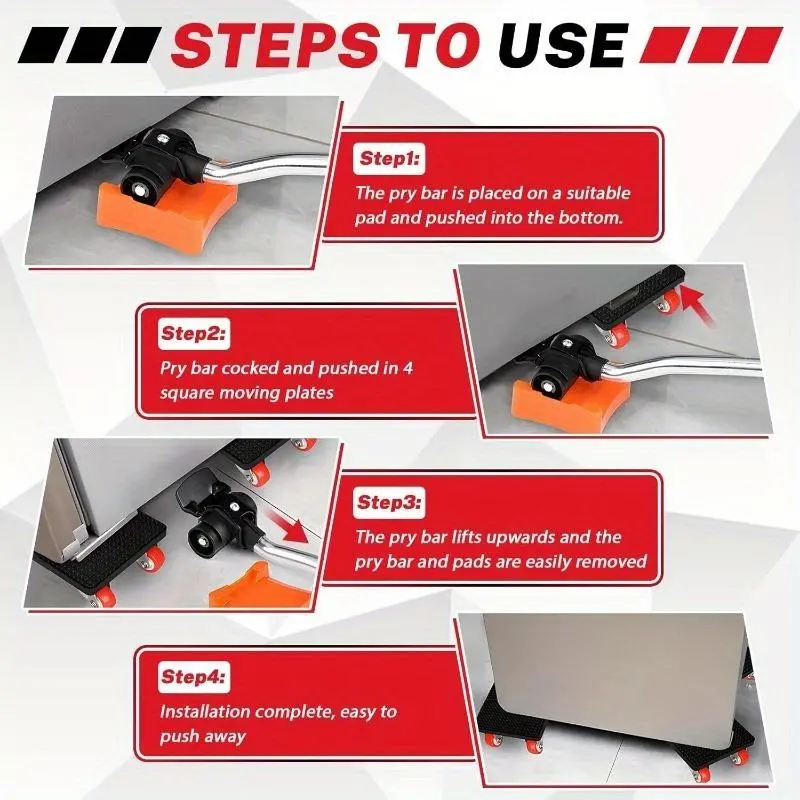 Heavy-Duty 360° Furniture Moving Tool Set – Lift & Slide Up to 1100 lbs Effortlessly