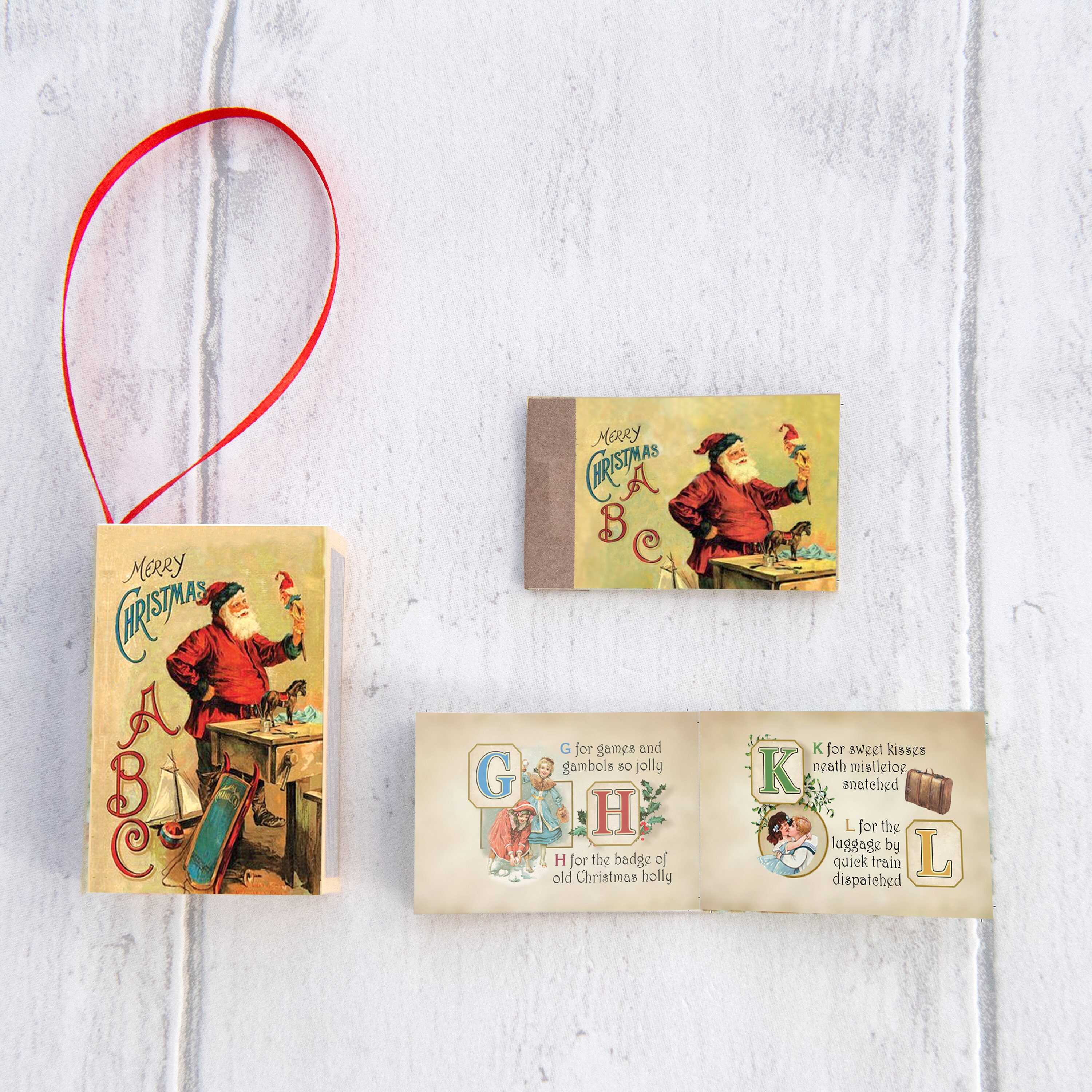 Victorian Poems Christmas Tree Decorations