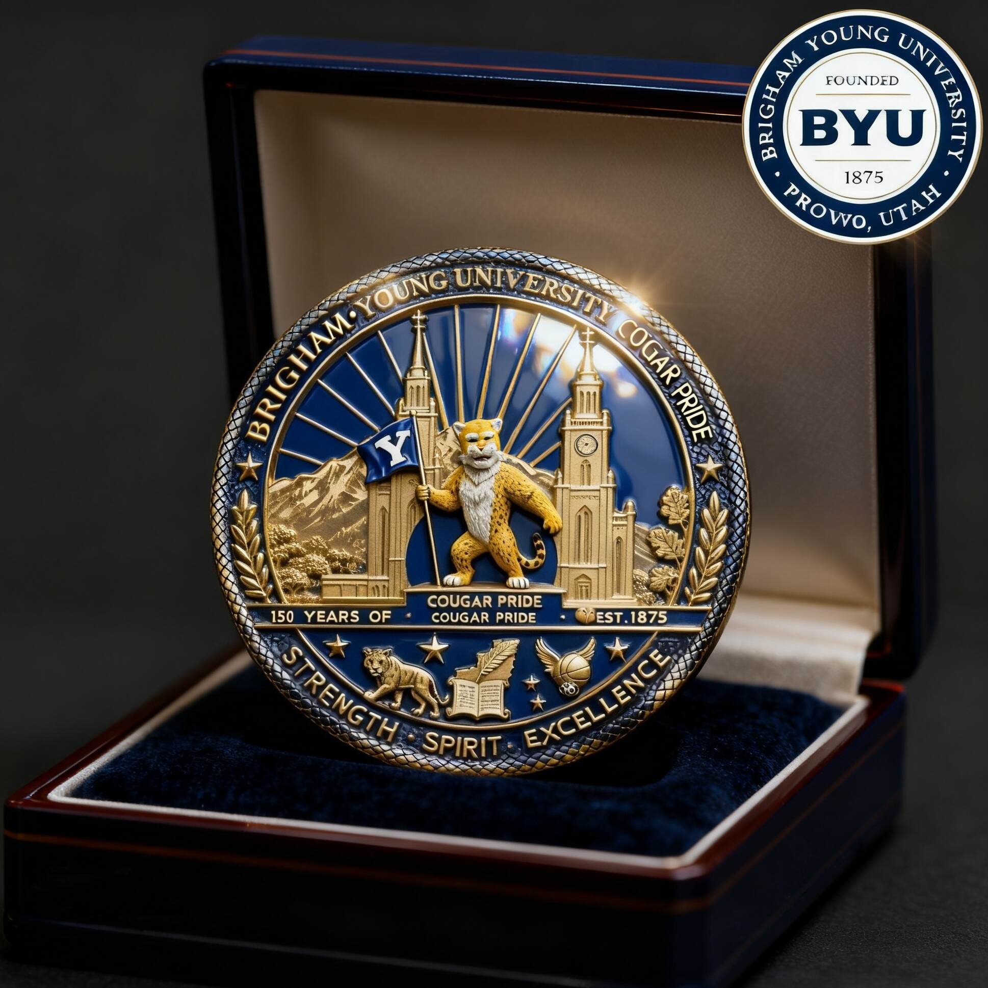 Brigham Young University 150th Anniversary Commemorative Coin
