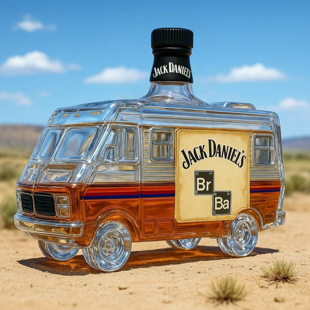 Breaking Bad RV Whiskey Bottle