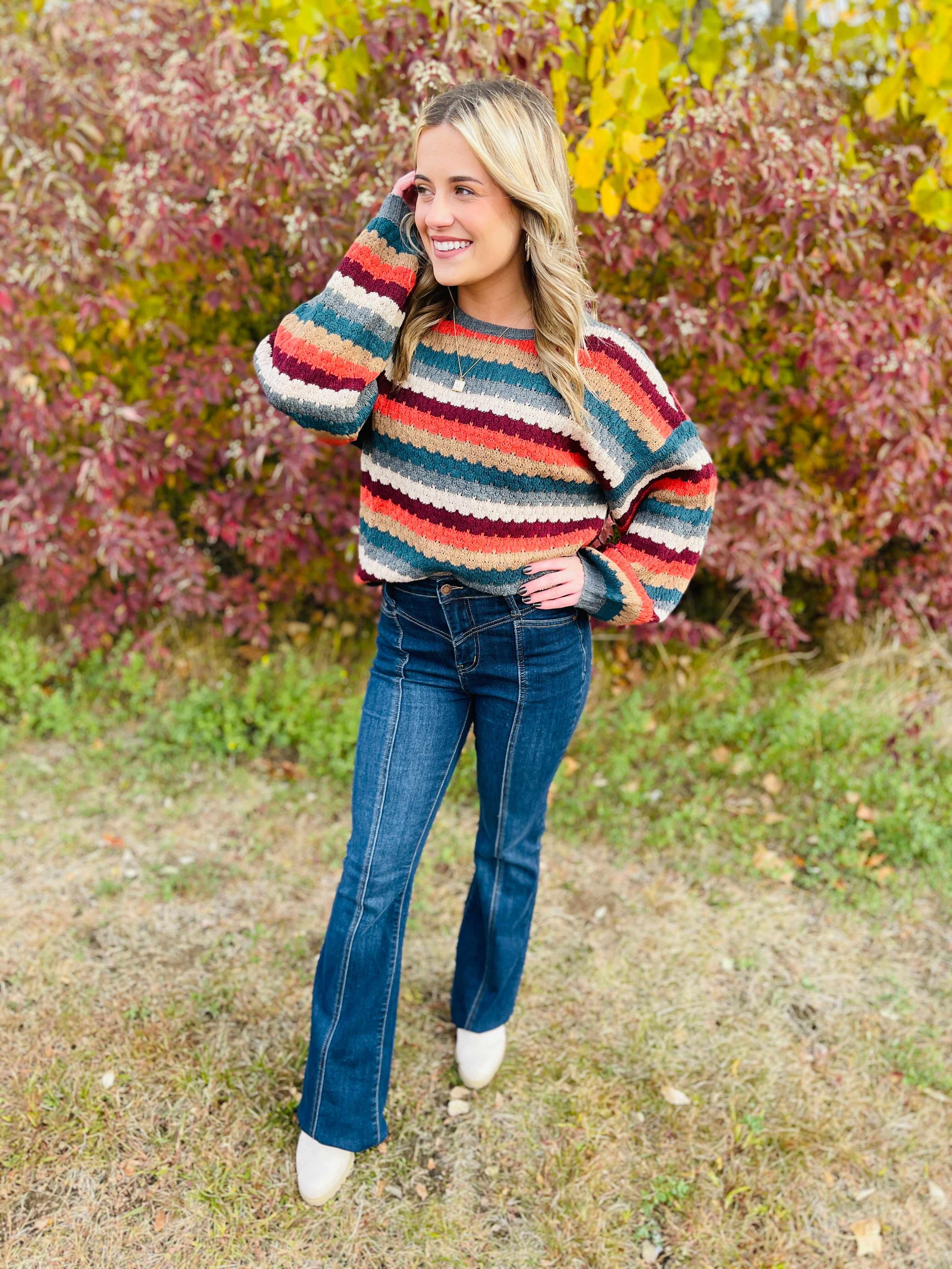 Plus/Reg The Fabulous Front Yoke Flare Jeans