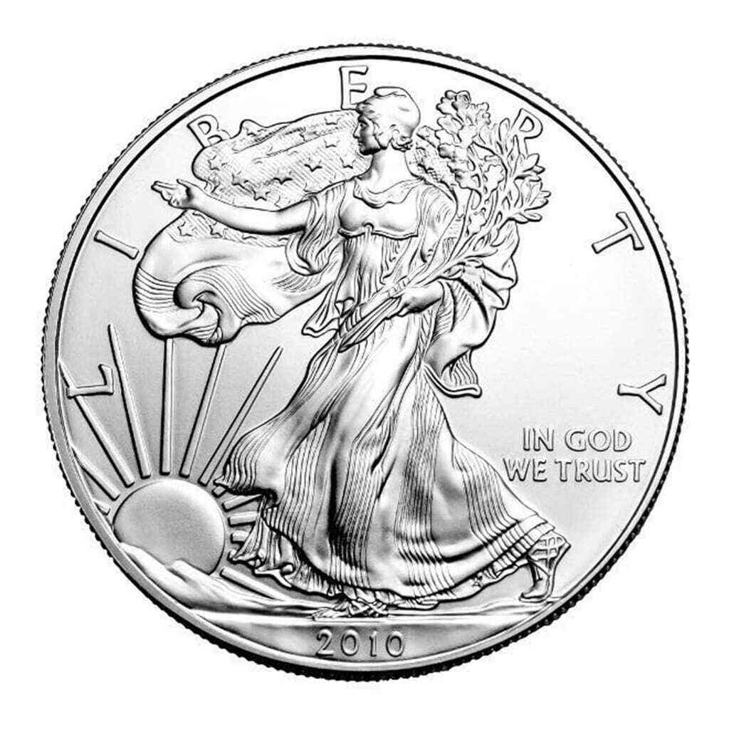 2010 $1 American Silver Eagle Brilliant Uncirculated