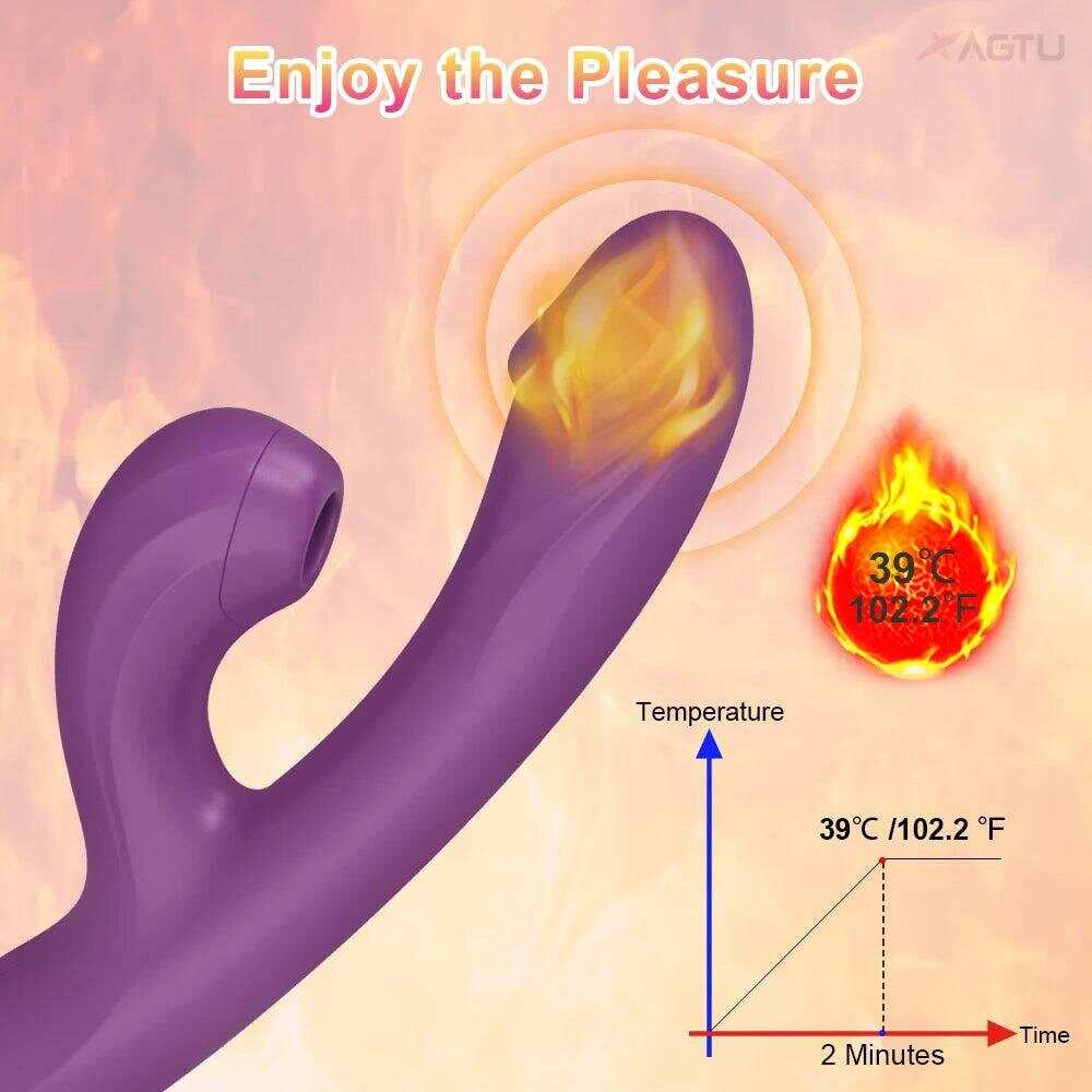 2-in-1 Clit Sucker Vibrator – G-Spot & Clitoral Vacuum Stimulator