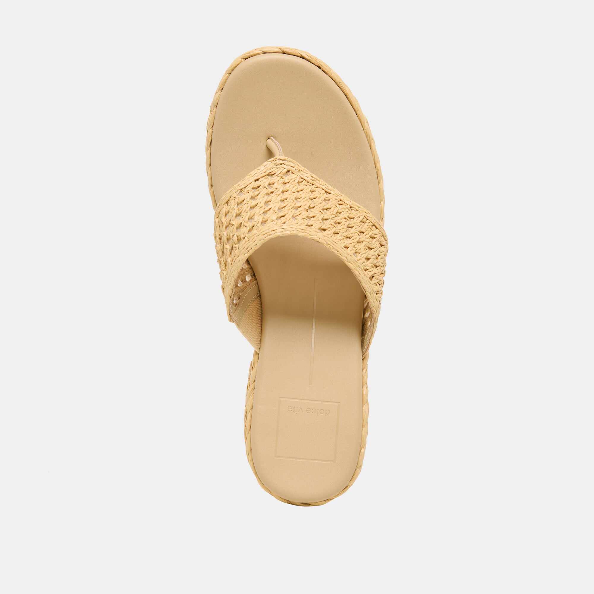 RIPPLE HEELS LT NATURAL RAFFIA