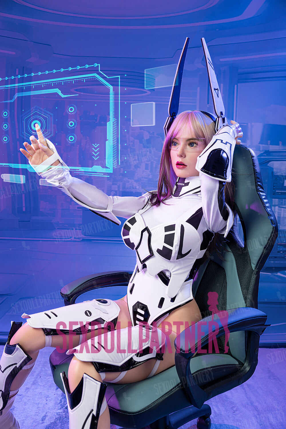EU Stock - 2025 Latest Version RIDMII Tenar Unique Design Silicone Head AI Talking Realistic Robot Sex Doll Head Only