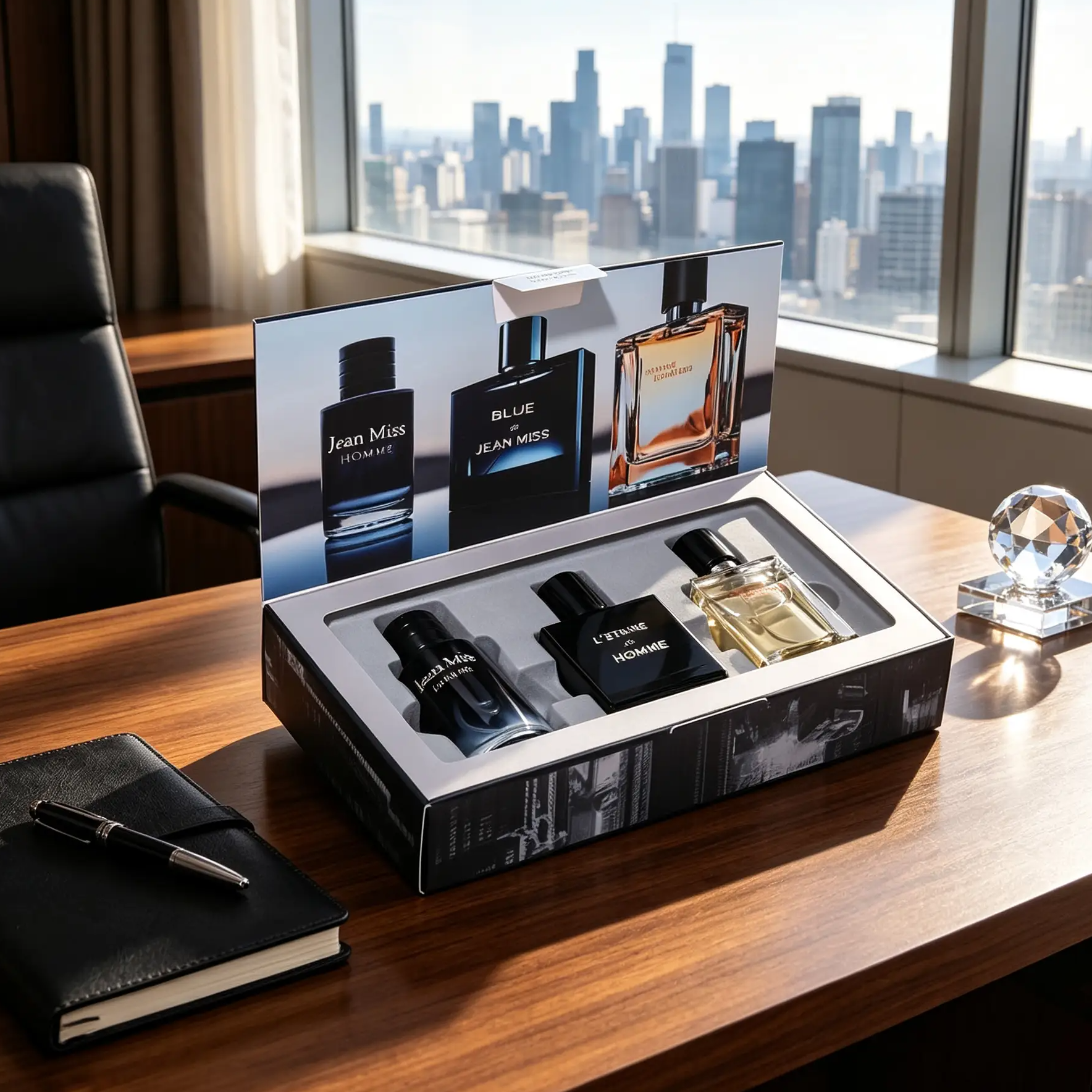 3-in-1 Men’s Perfume Gift Set  30ml*3  （Homme+Blue de+Amber）