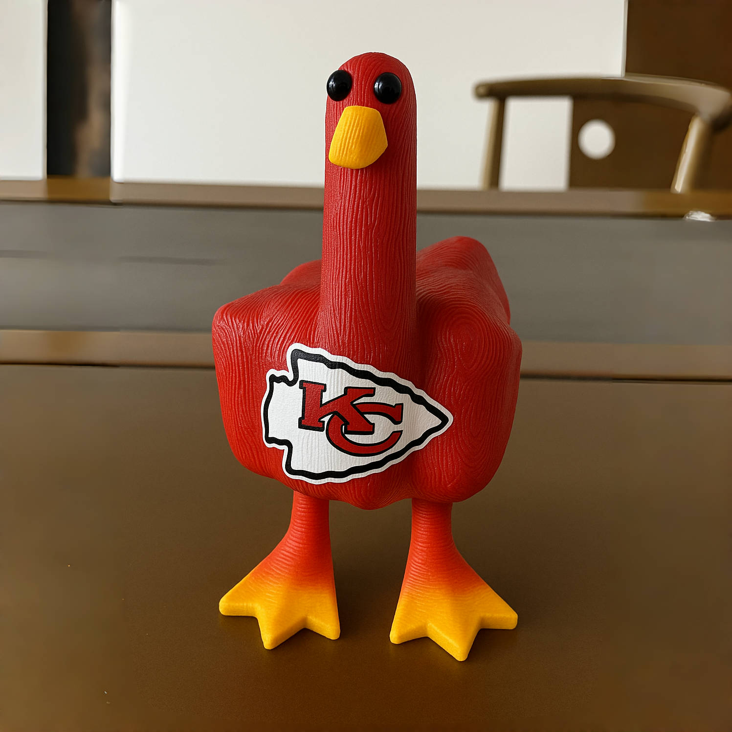 Funny Middle Finger Football Duck