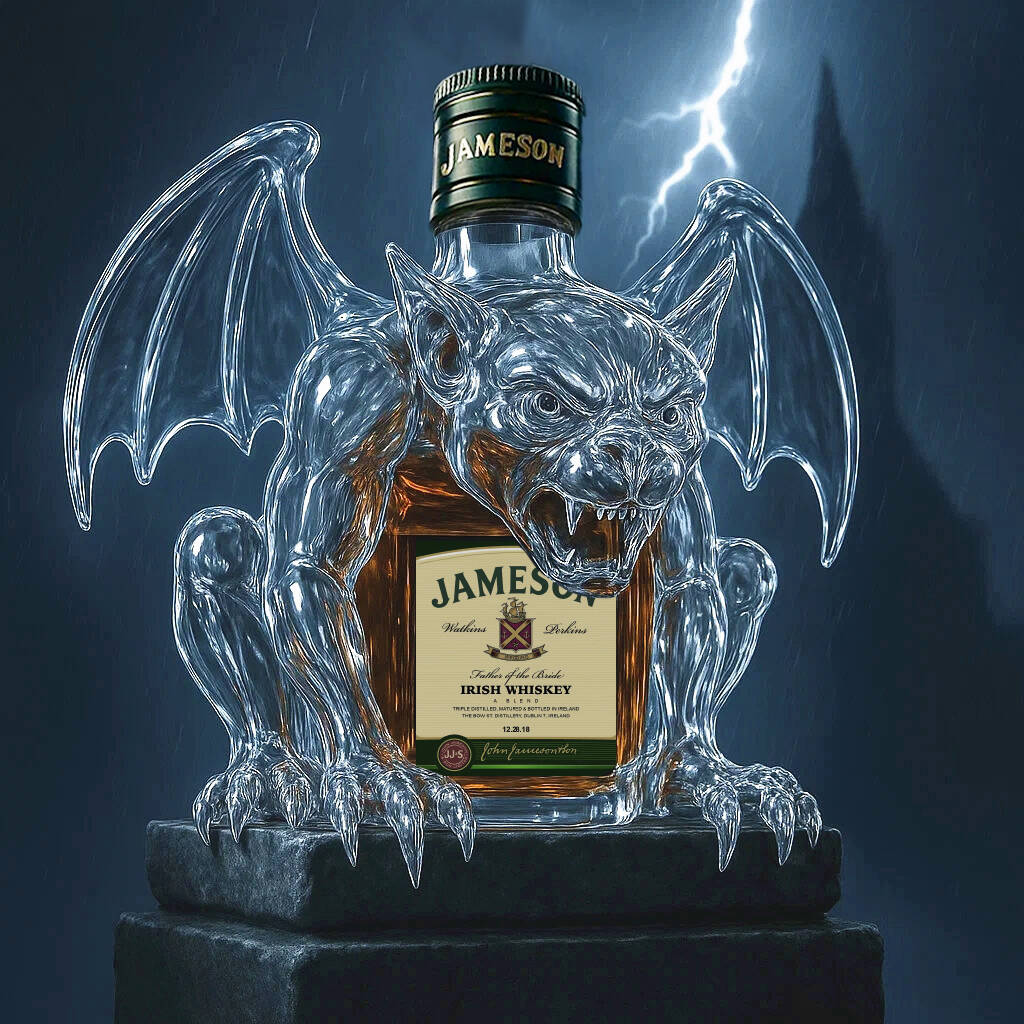 Gargoyle bottle