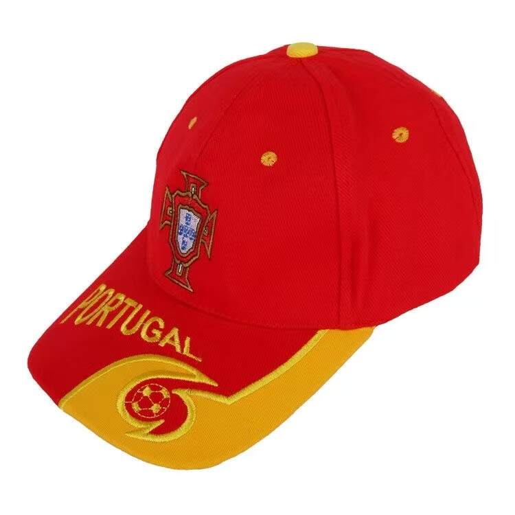 Portugal Themed Football Baseball Cap - Adjustable Fan Hat