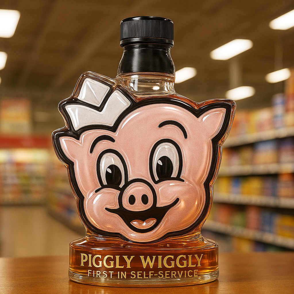 Piggly Wiggly Commemorative Whiskey Bottle