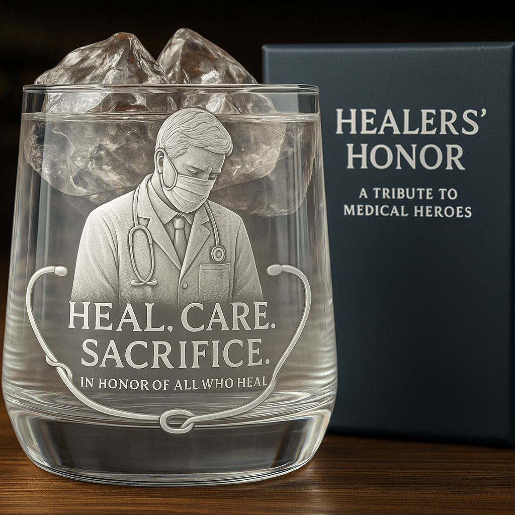 Commemorative Whisky Glass Honouring Doctors and Healthcare Workers