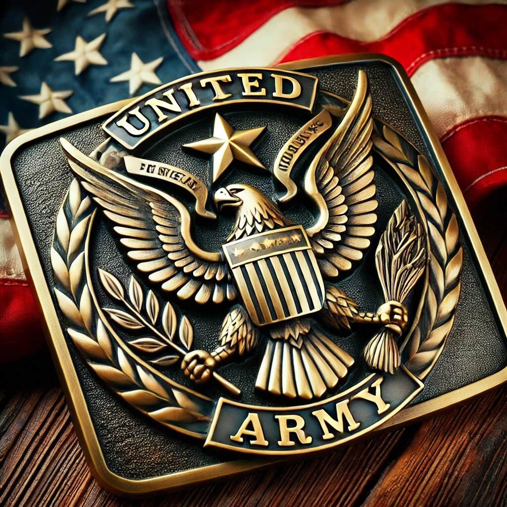 Veteran Tribute Belt Buckle