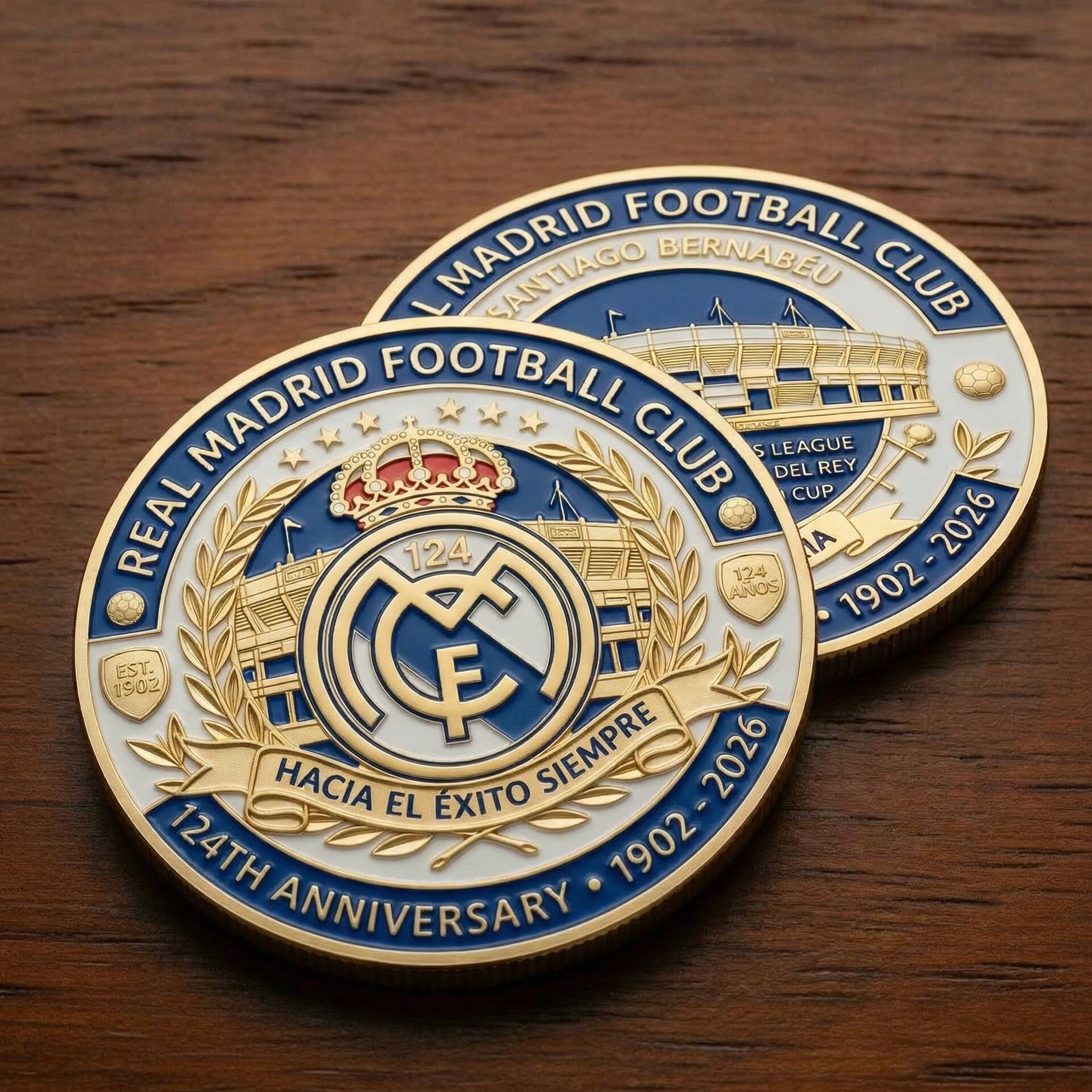 Royal Madrid 124th Anniversary Commemorative Coin