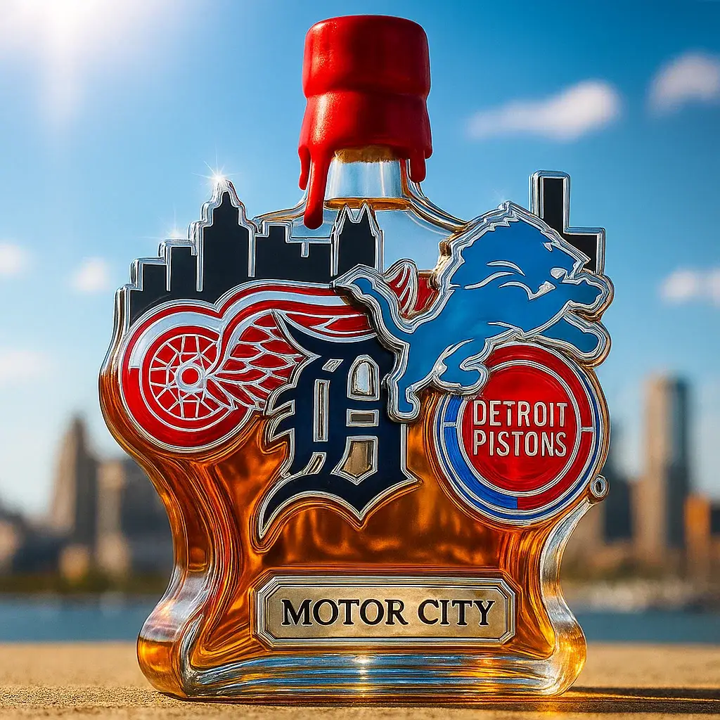 Detroit Limited Edition Whisky Bottle