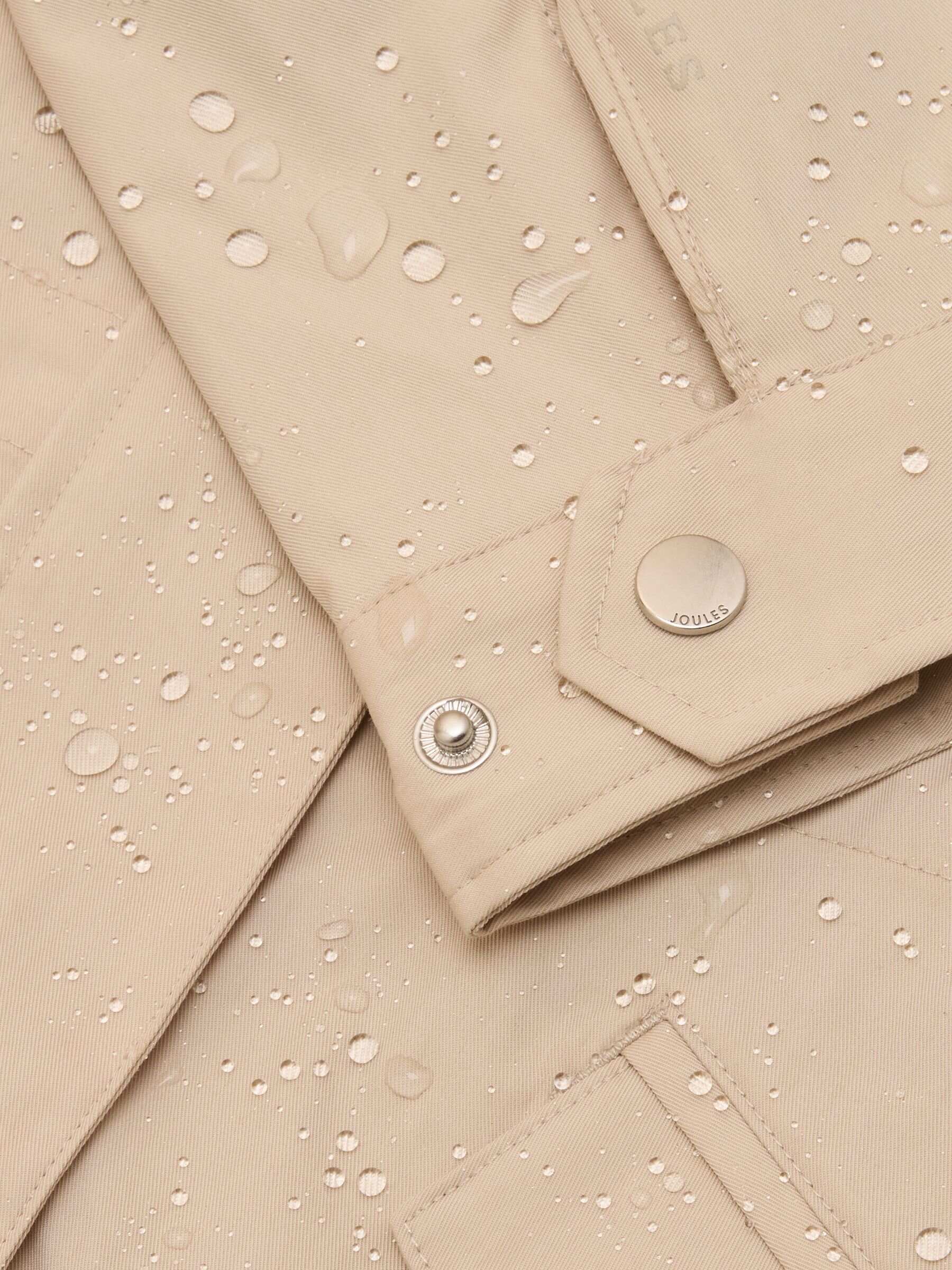 Portwell Beige Waterproof Raincoat With Hood
